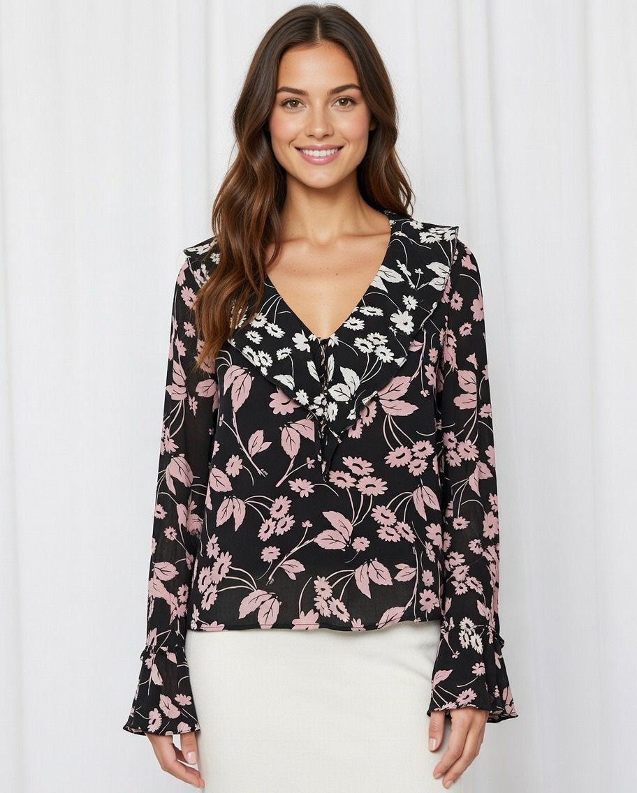 Rixo ‘Jane’ Blouse Size M