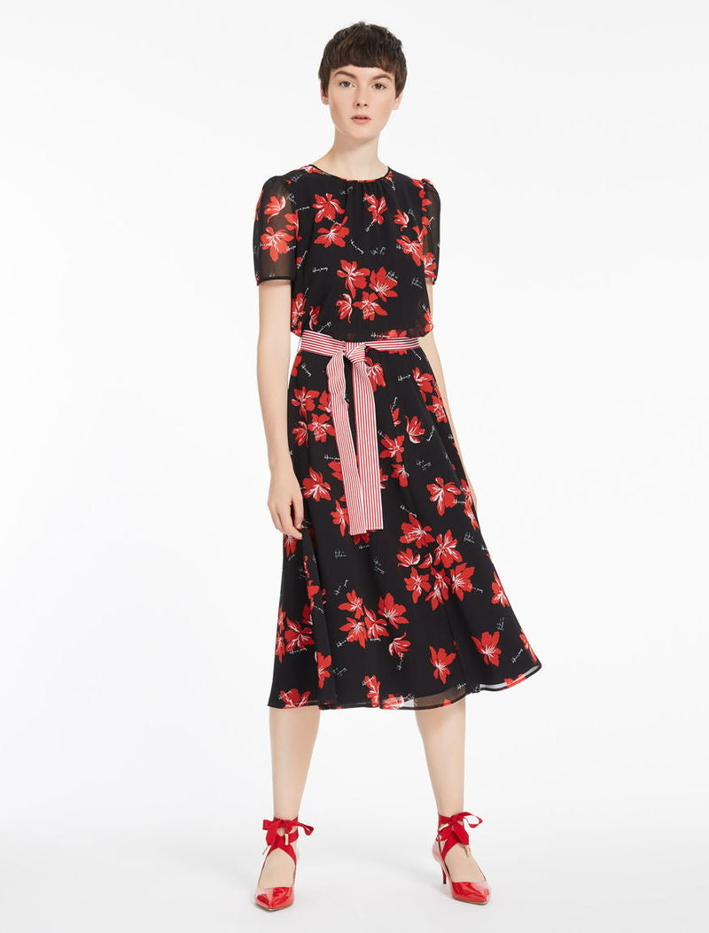 Marella Floral Midi Dress Size 8