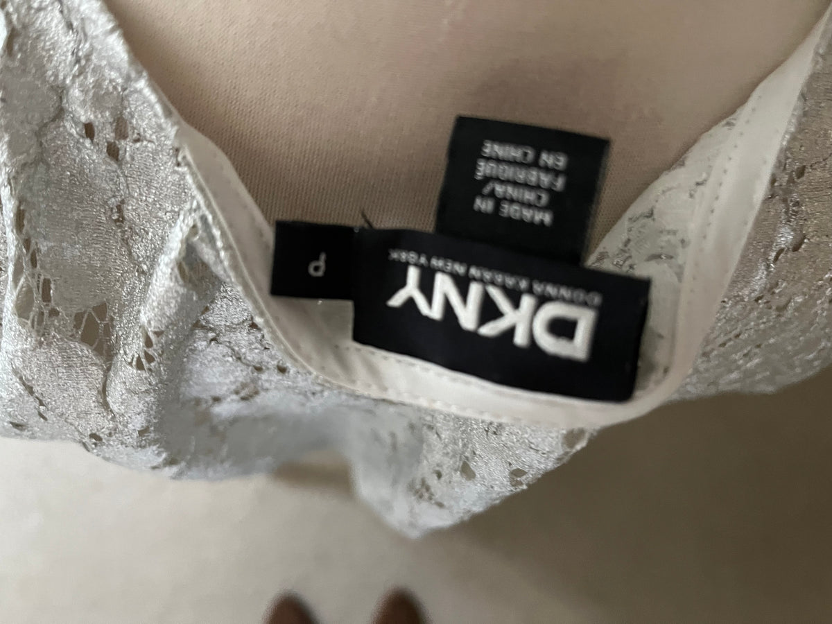 DKNY Silver Top Size S