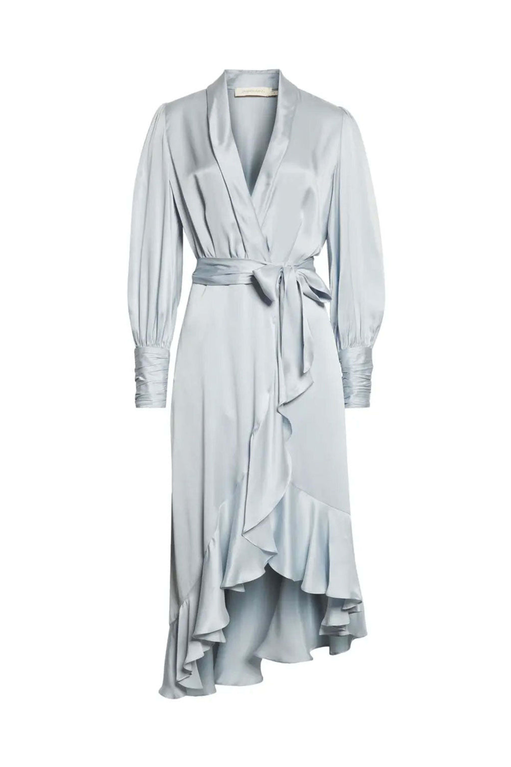 Zimmermann Ice Blue Wrap Dress Size 1