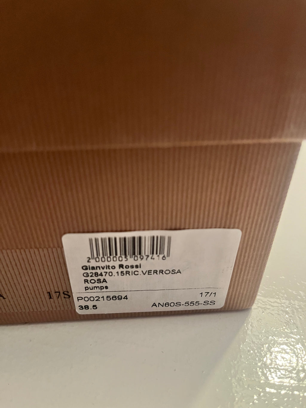 Gianvito Rossi Verrosa Rosa Heels Size 38.5