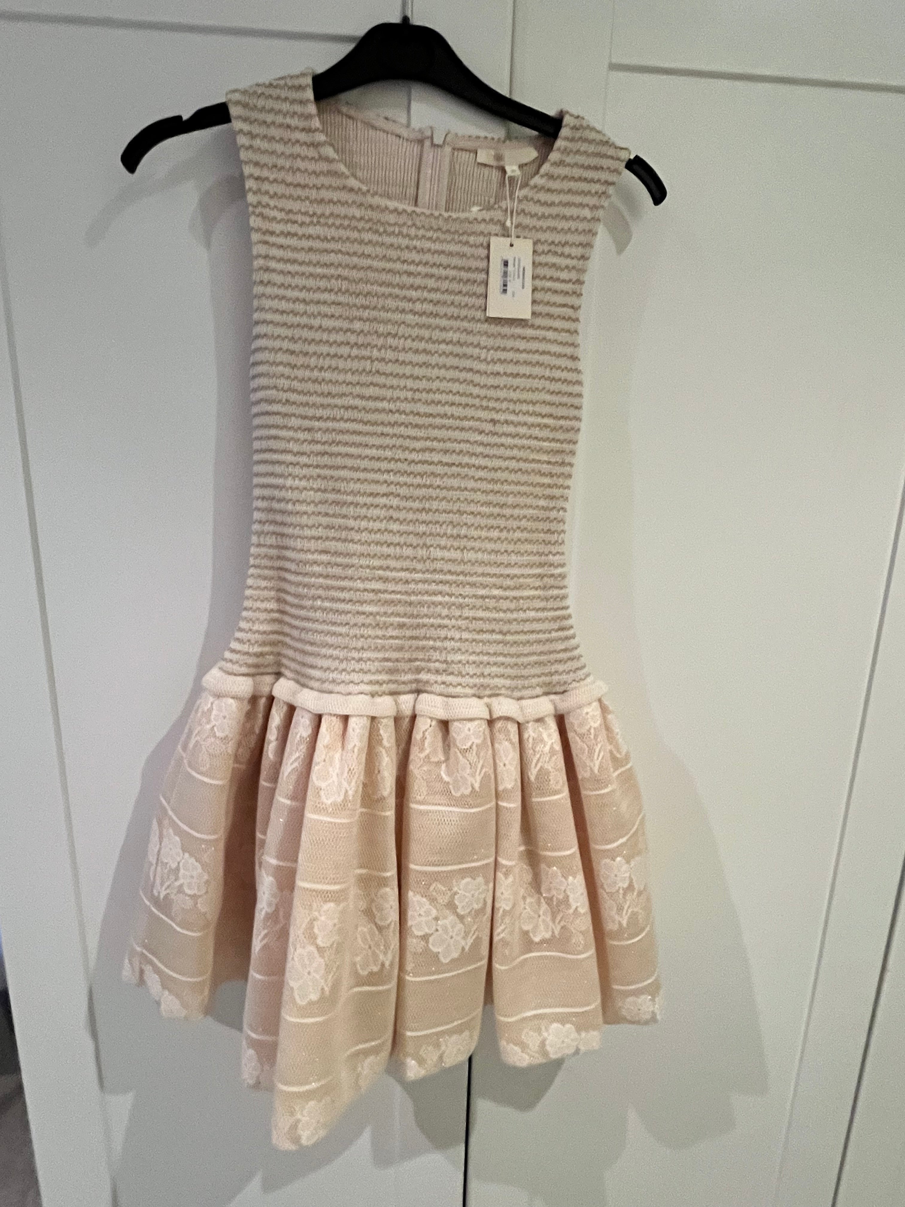 Maje Beige Mini Dress Size 38
