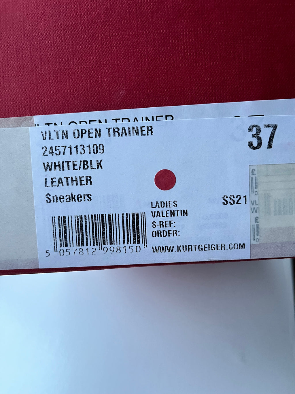 Valentino Open Sneakers Size 37