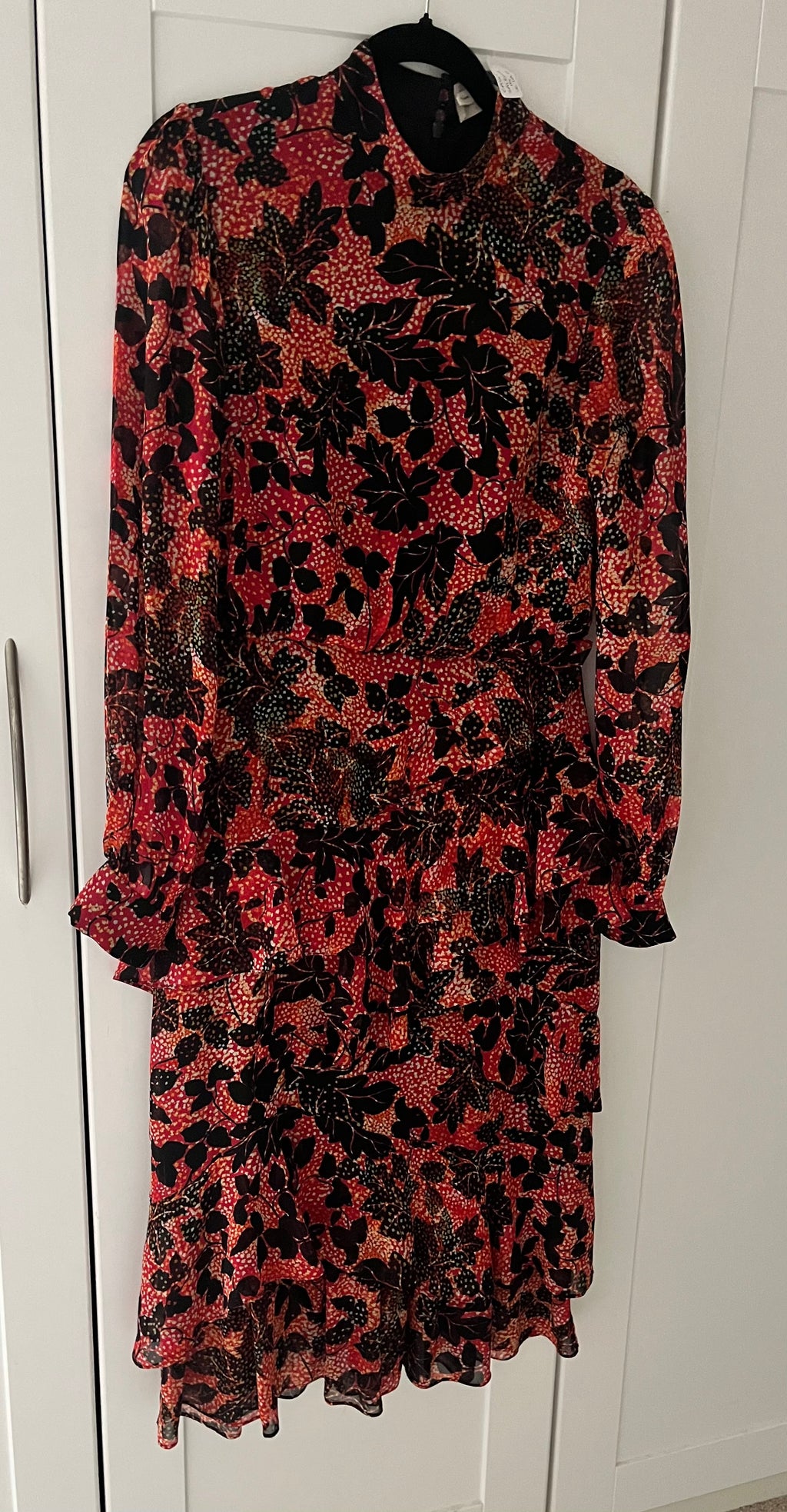 Saloni ‘Isa’ Ruffle Dress Size 10