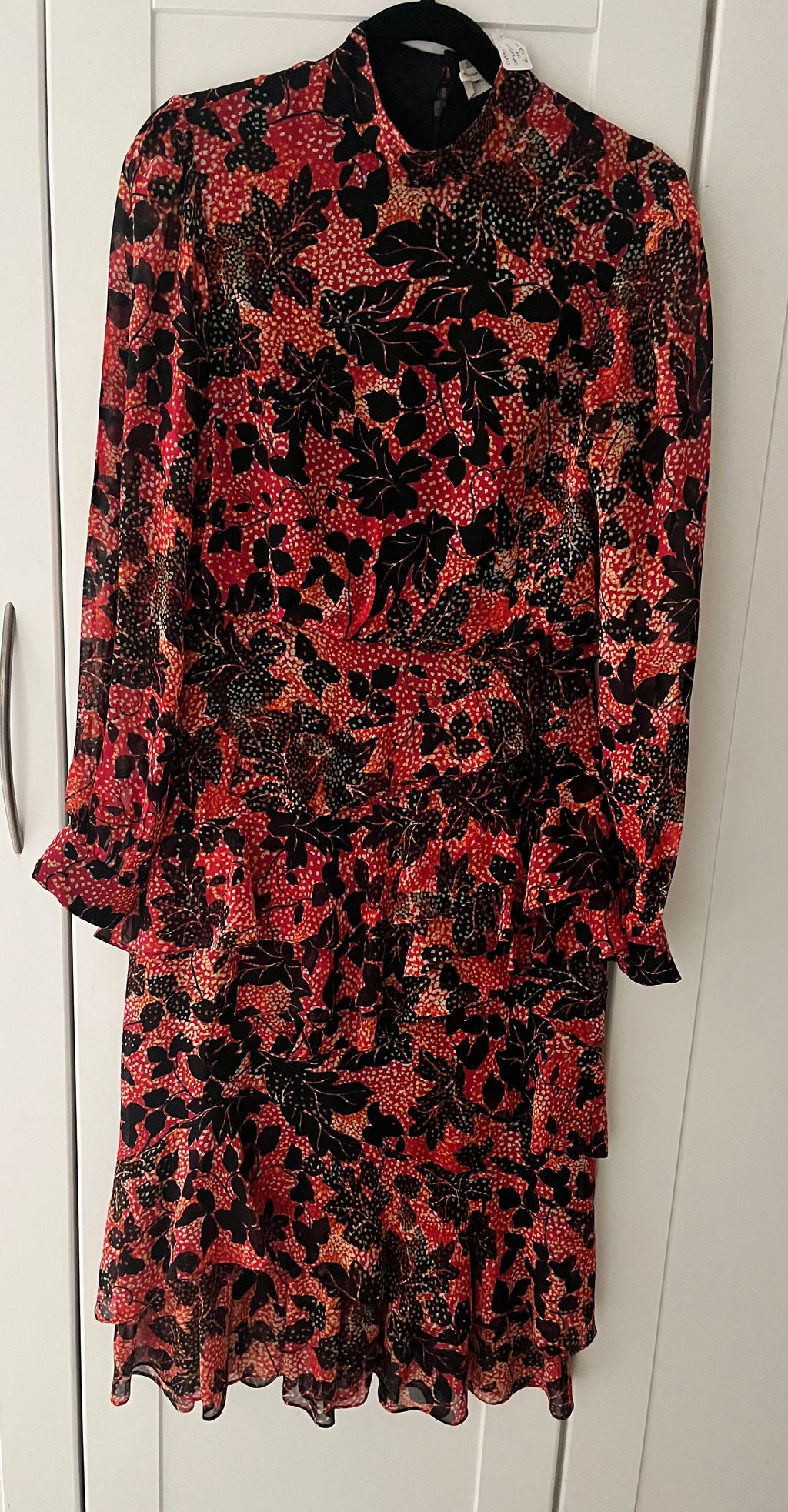 Saloni ‘Isa’ Ruffle Dress Size 10