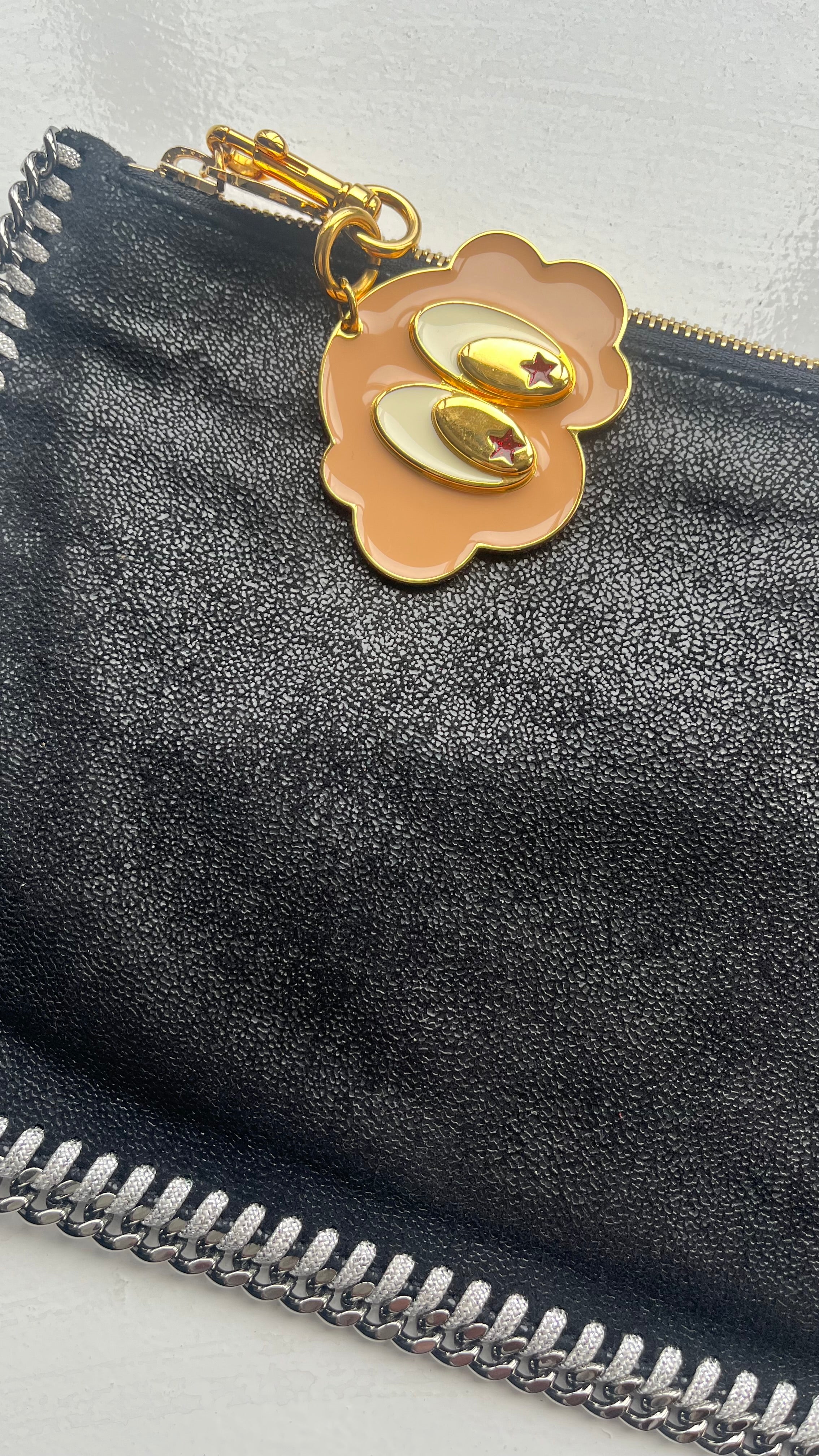 Stella McCartney Black Falabella Clutch