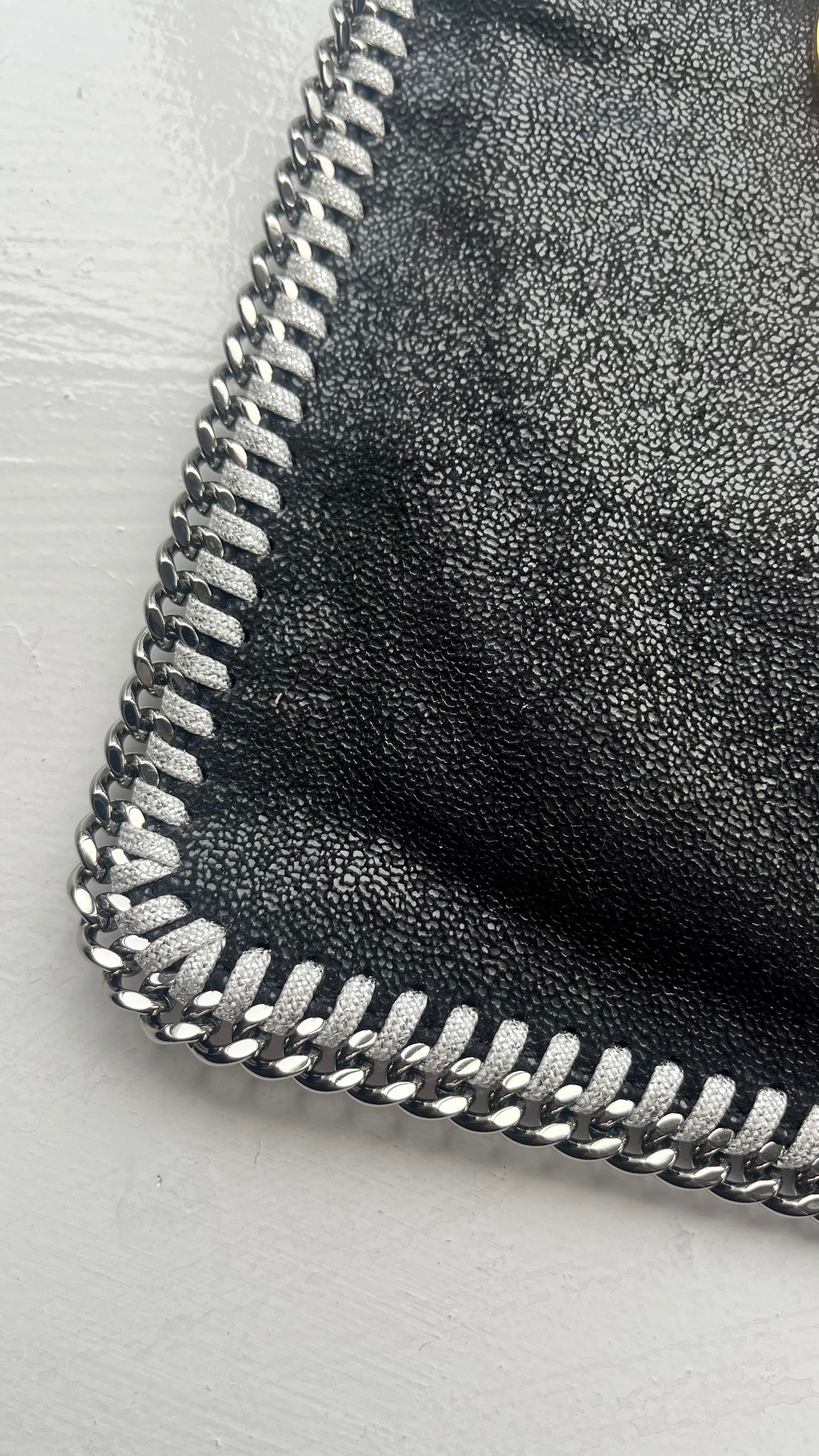 Stella McCartney Black Falabella Clutch