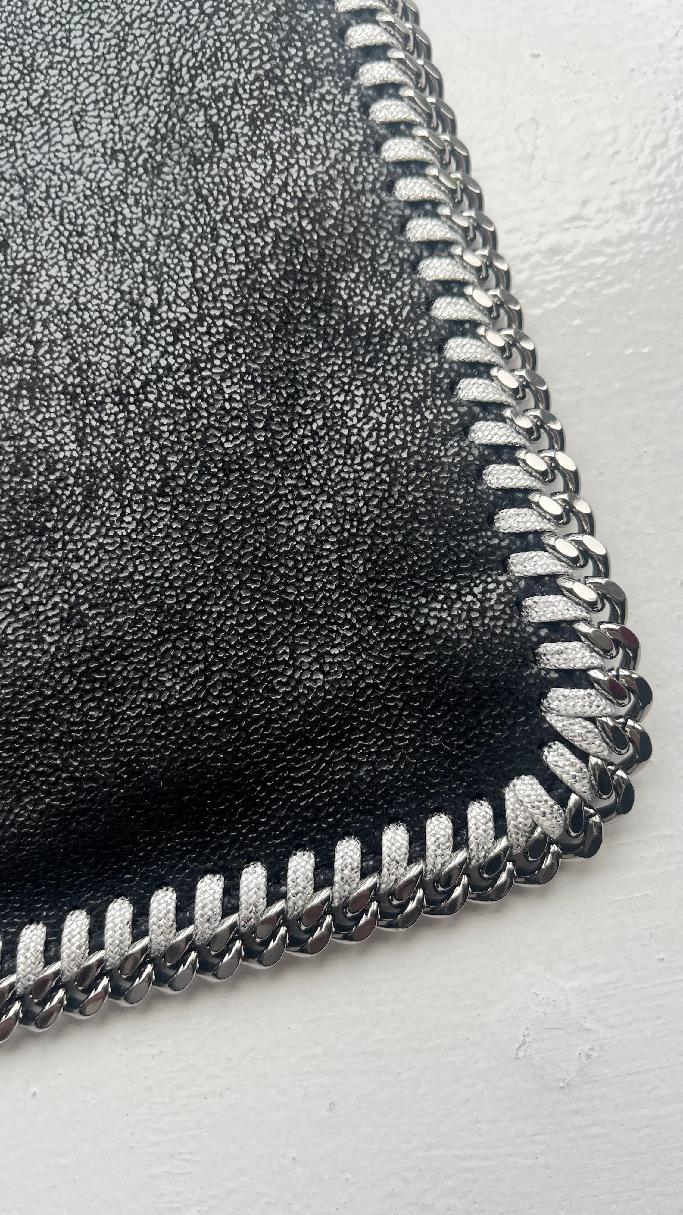 Stella McCartney Black Falabella Clutch