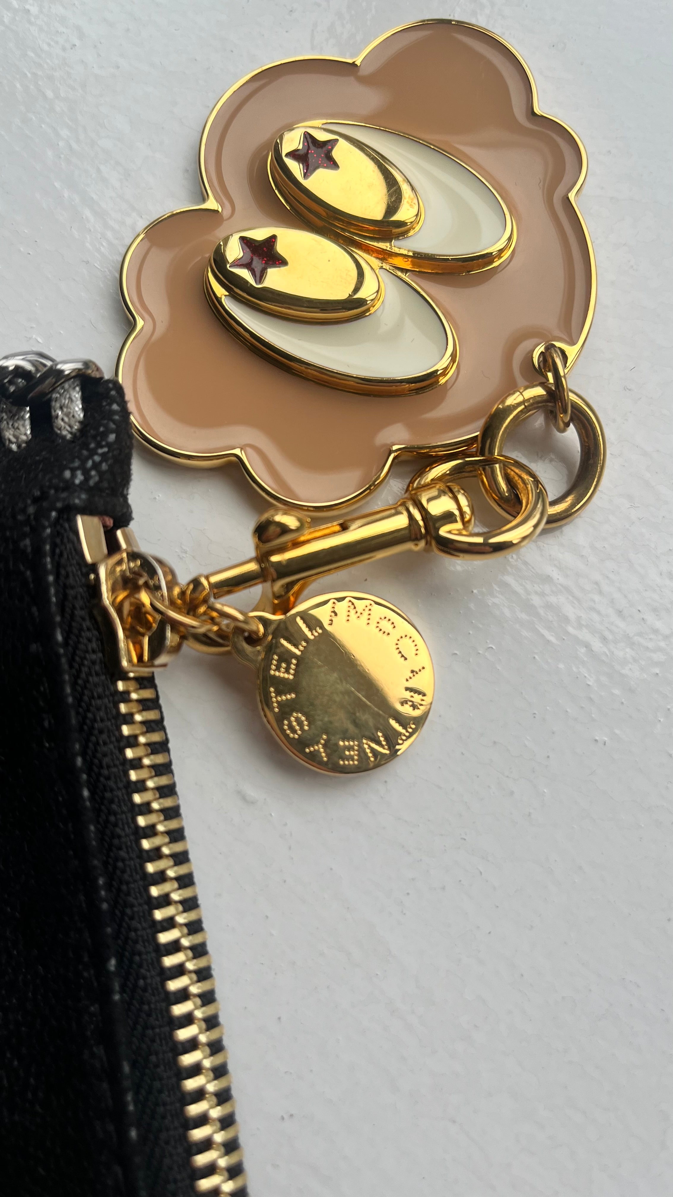 Stella McCartney Black Falabella Clutch