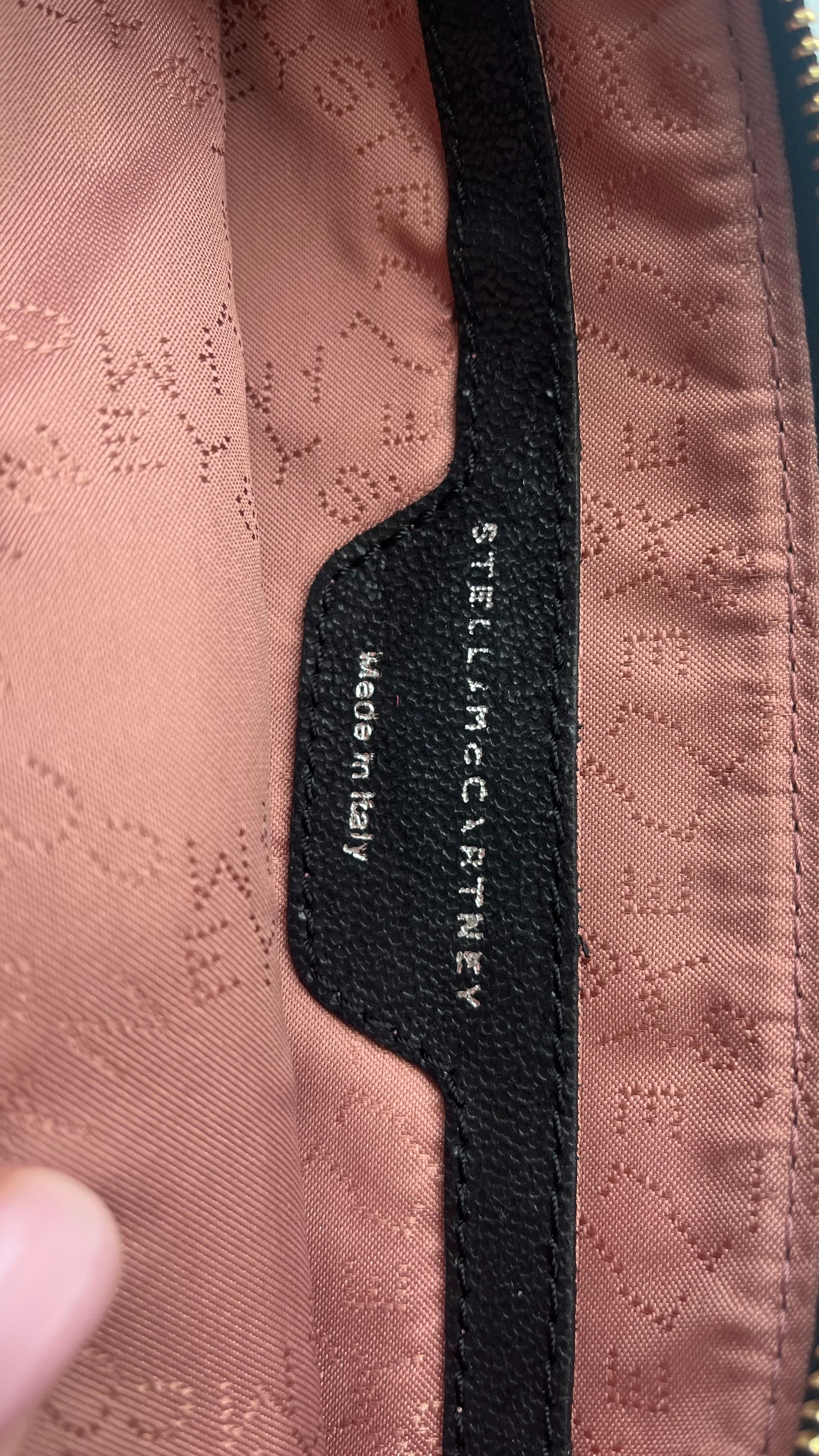 Stella McCartney Black Falabella Clutch