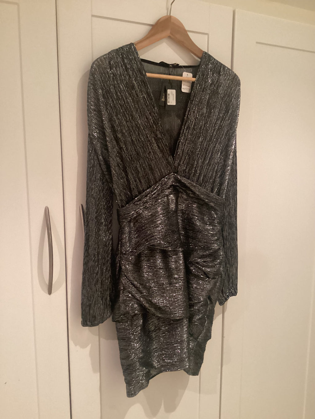 Maje Silver Dress Size 40/12