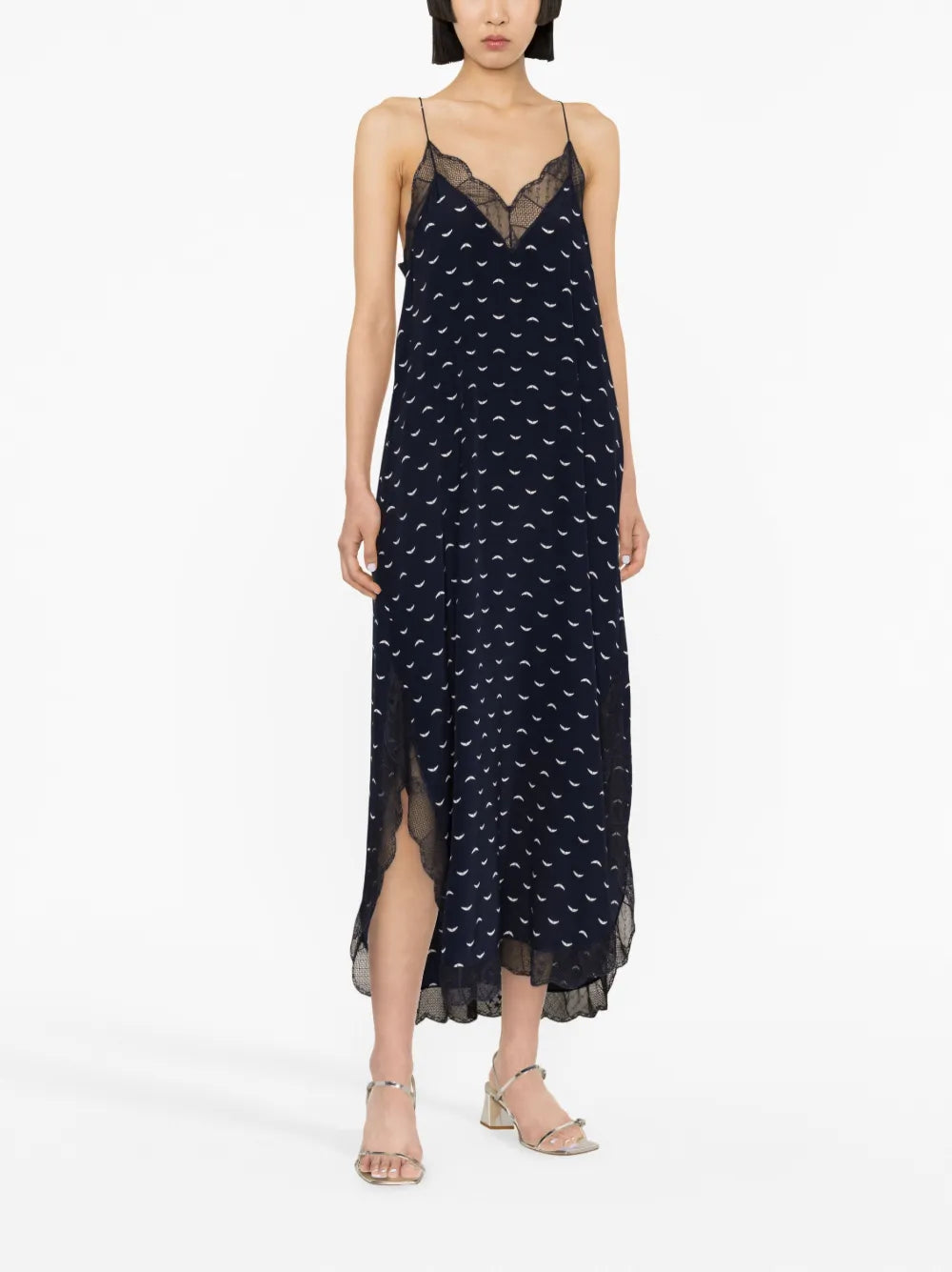 Zadig & Voltaire Navy SIlk Dress Size S