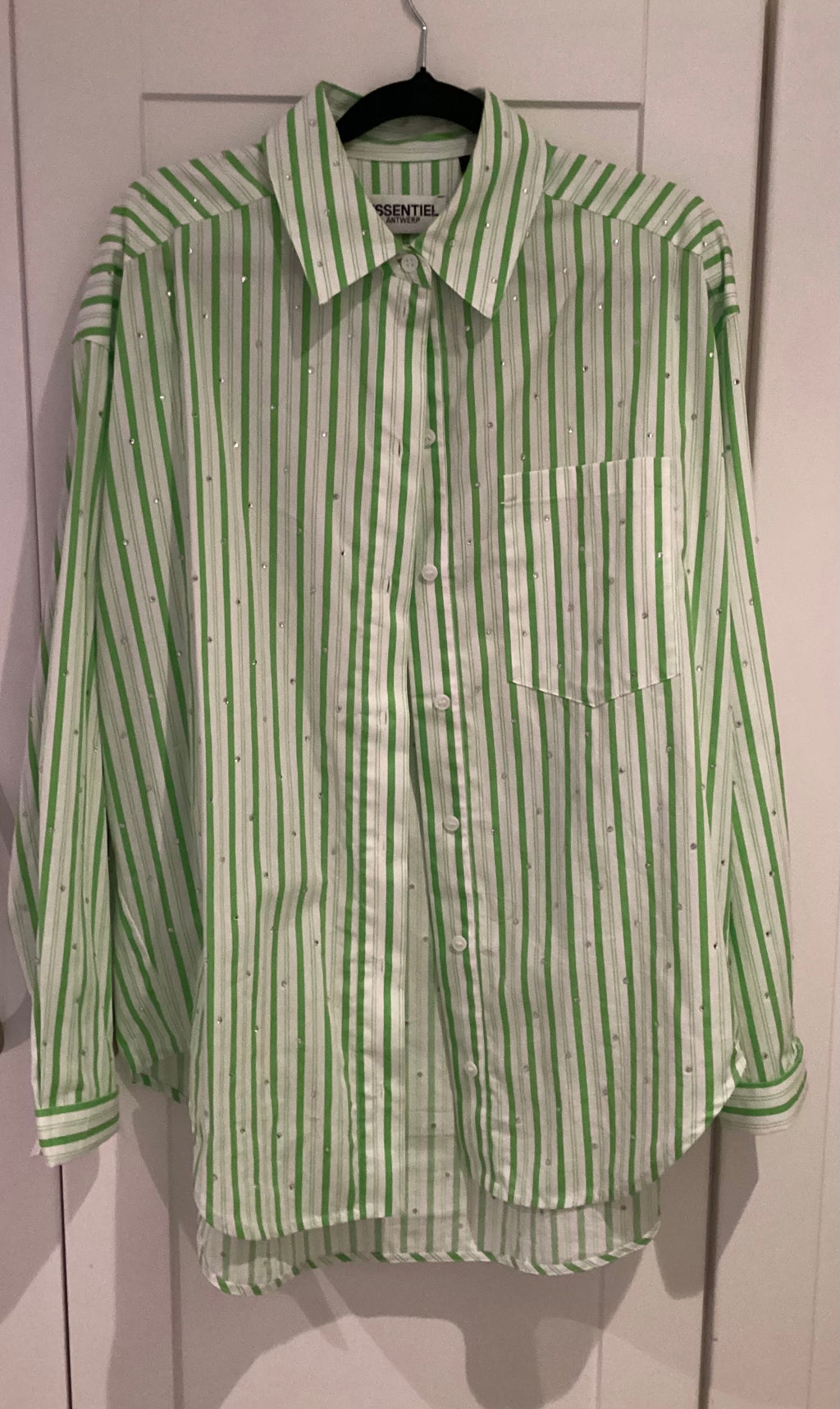 Essential Antwerp Green Stripe ‘Fevertree’ Shirt Size M