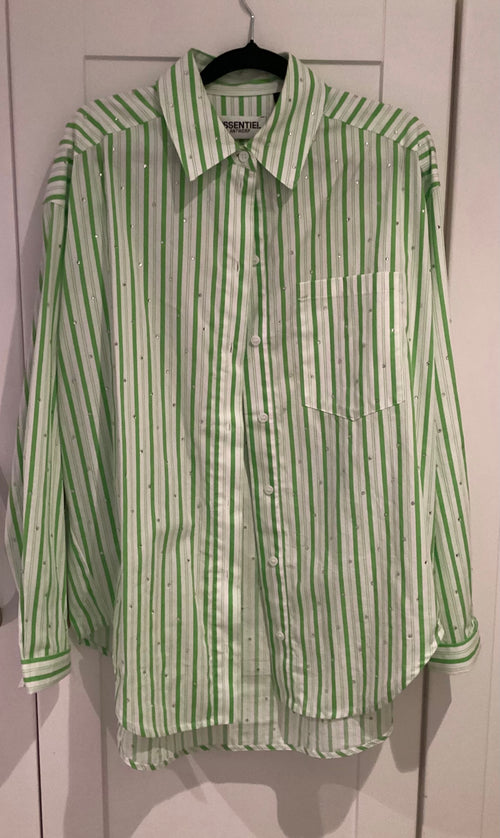 Essential Antwerp Green Stripe ‘Fevertree’ Shirt Size M