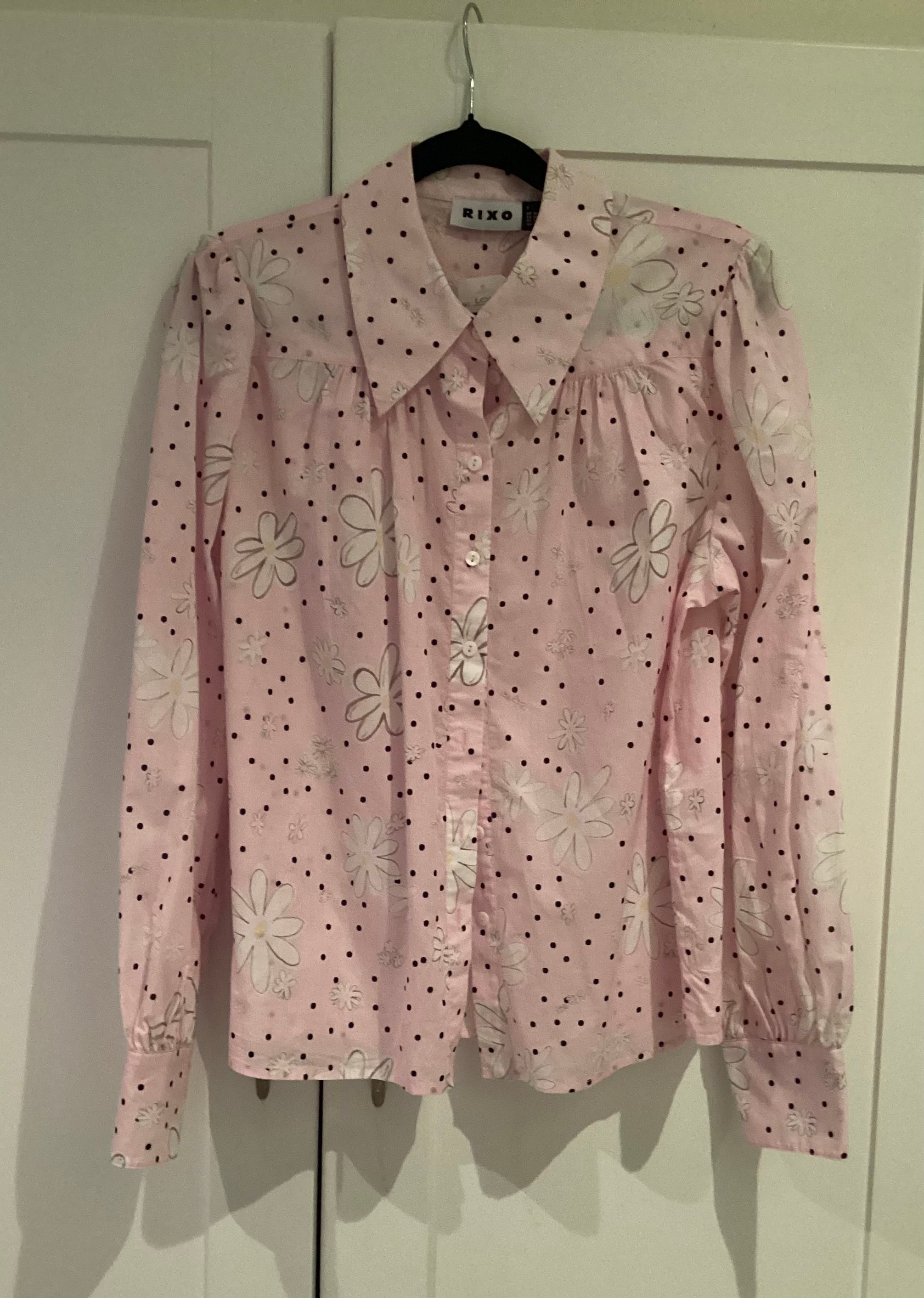 Rixo Pink Daisy Blouse