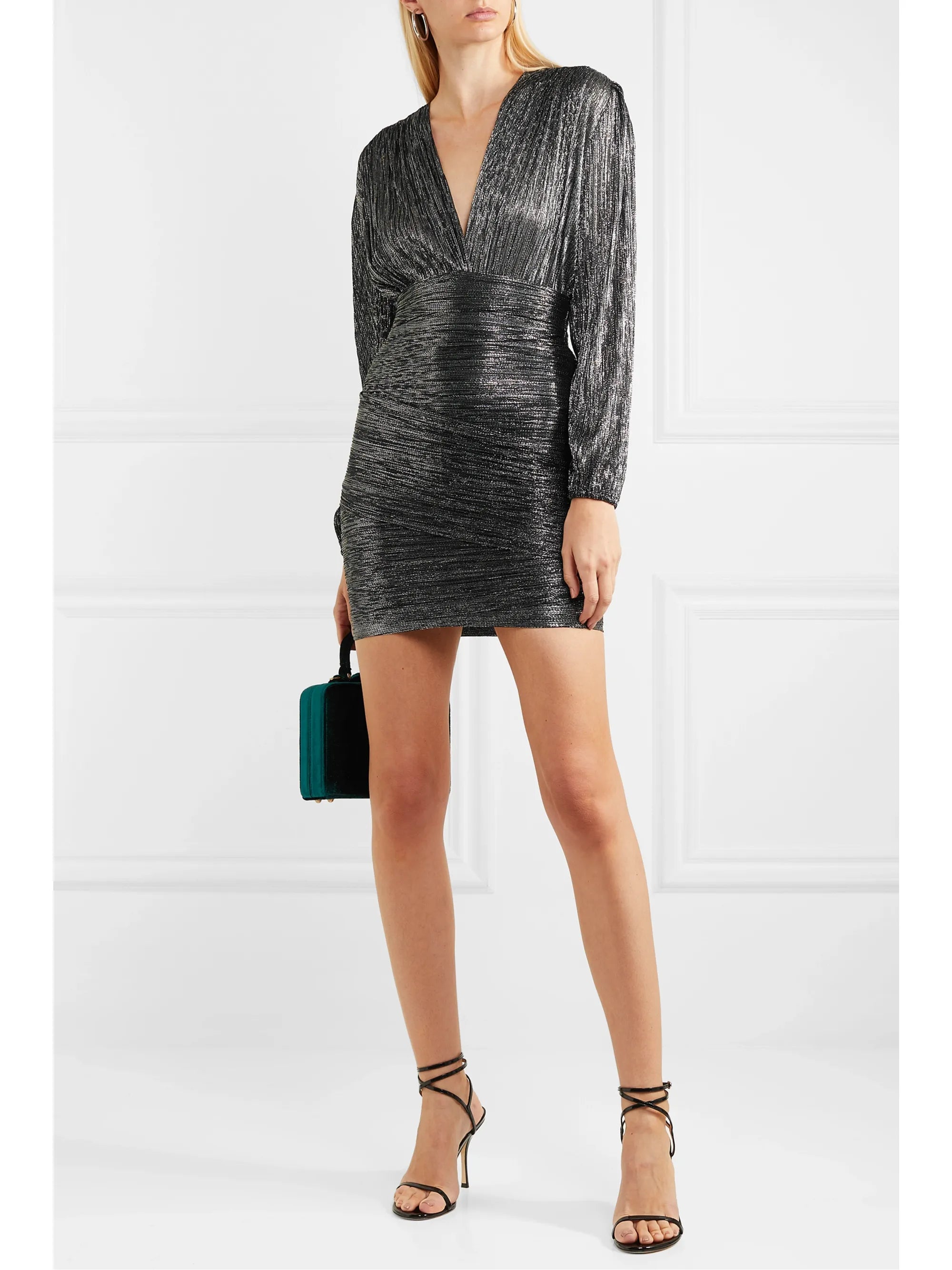 Maje Silver Dress Size 40/12