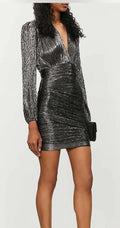 Maje Silver Dress Size 40/12