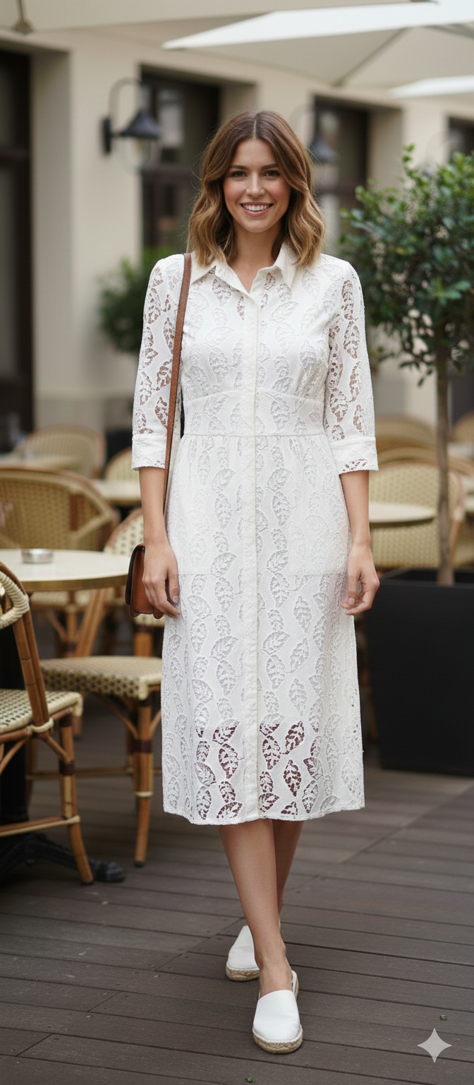 Sandro Cream ‘Zenali’ Dress Size 38