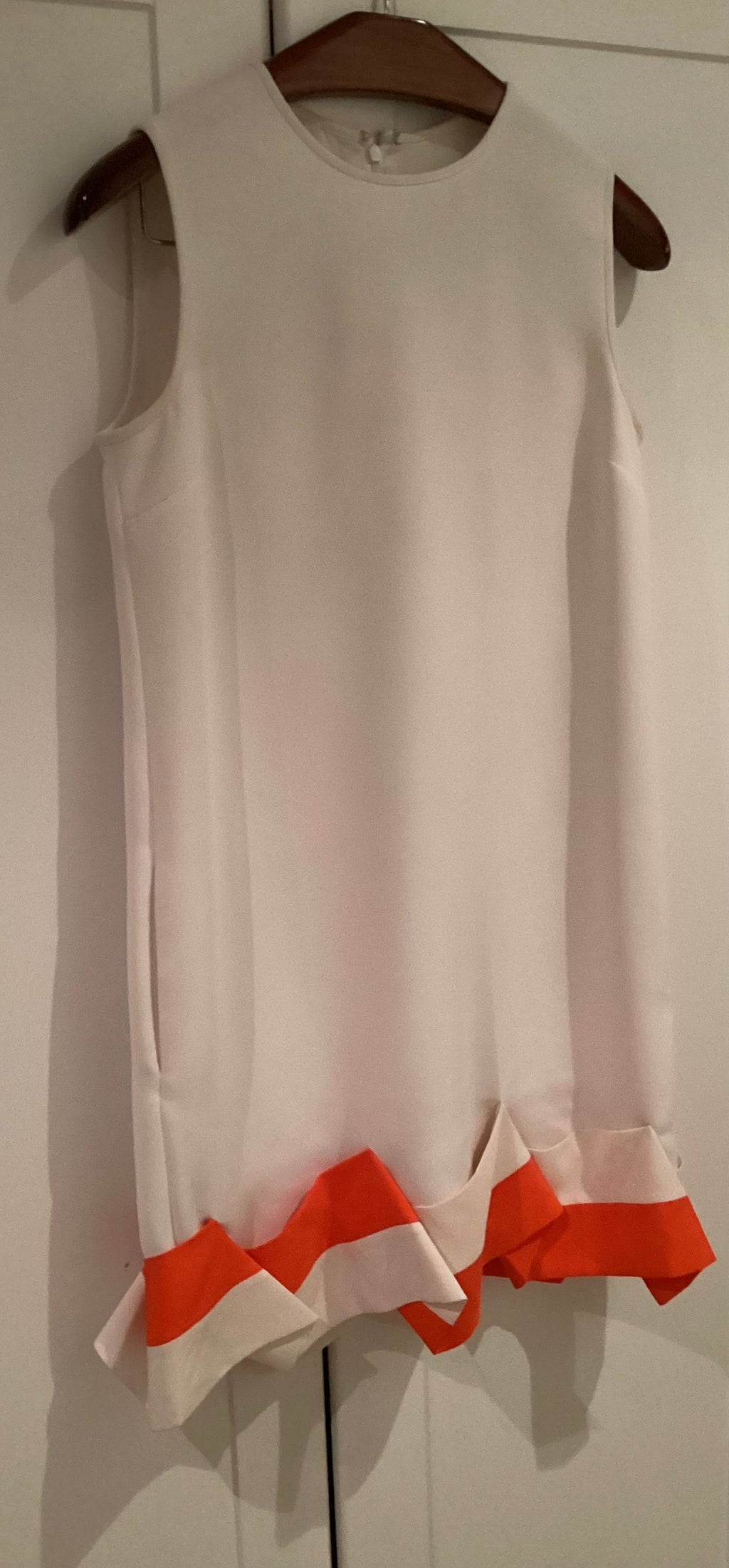 Victoria Beckham Ruffle Hem Dress Size 10