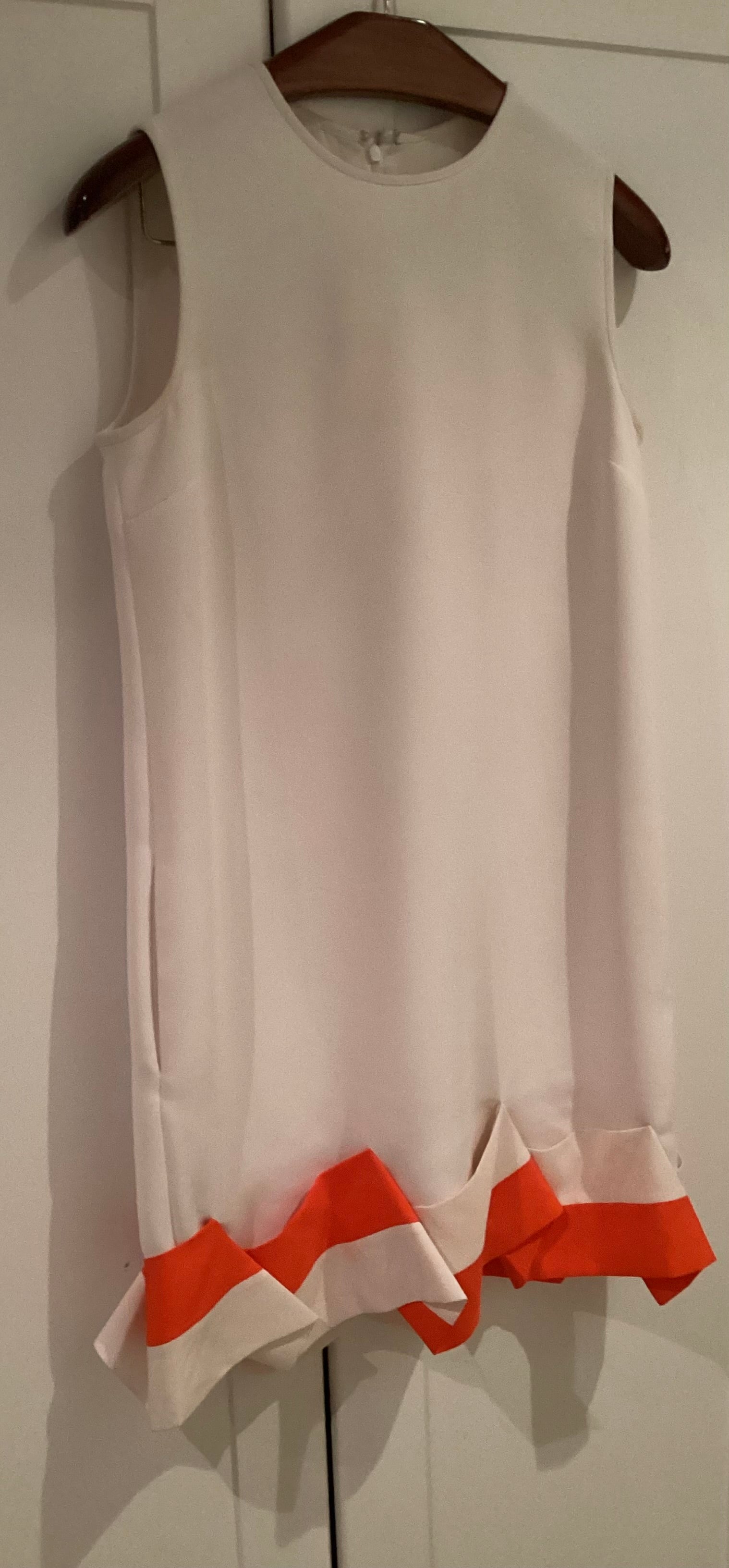 Victoria Beckham Ruffle Hem Dress Size 10