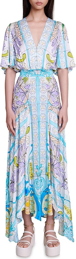 Maje ‘Rezaique’ Printed Dress Size 38