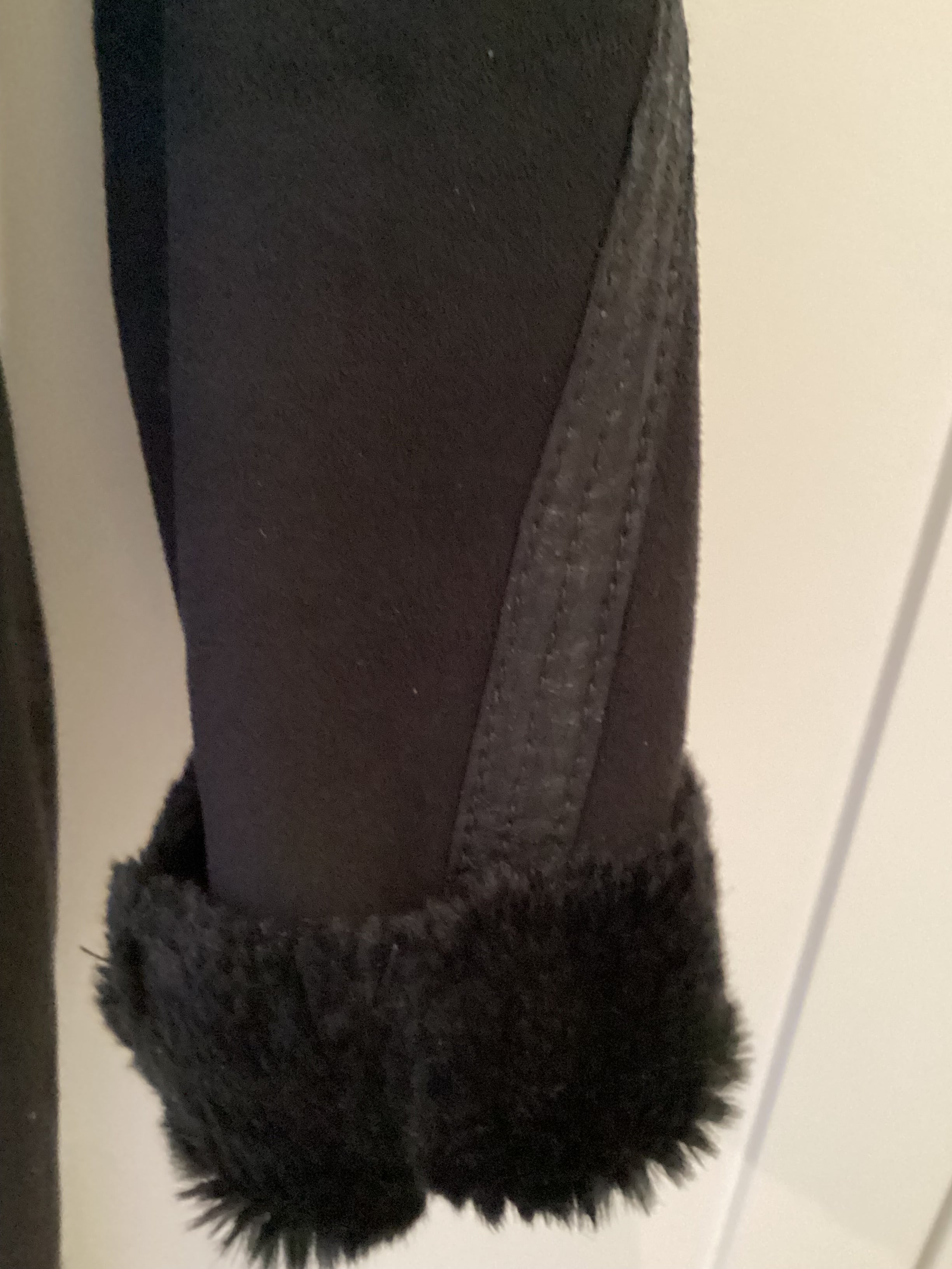 Armani Faux Suede and Fur Jacket Size 40