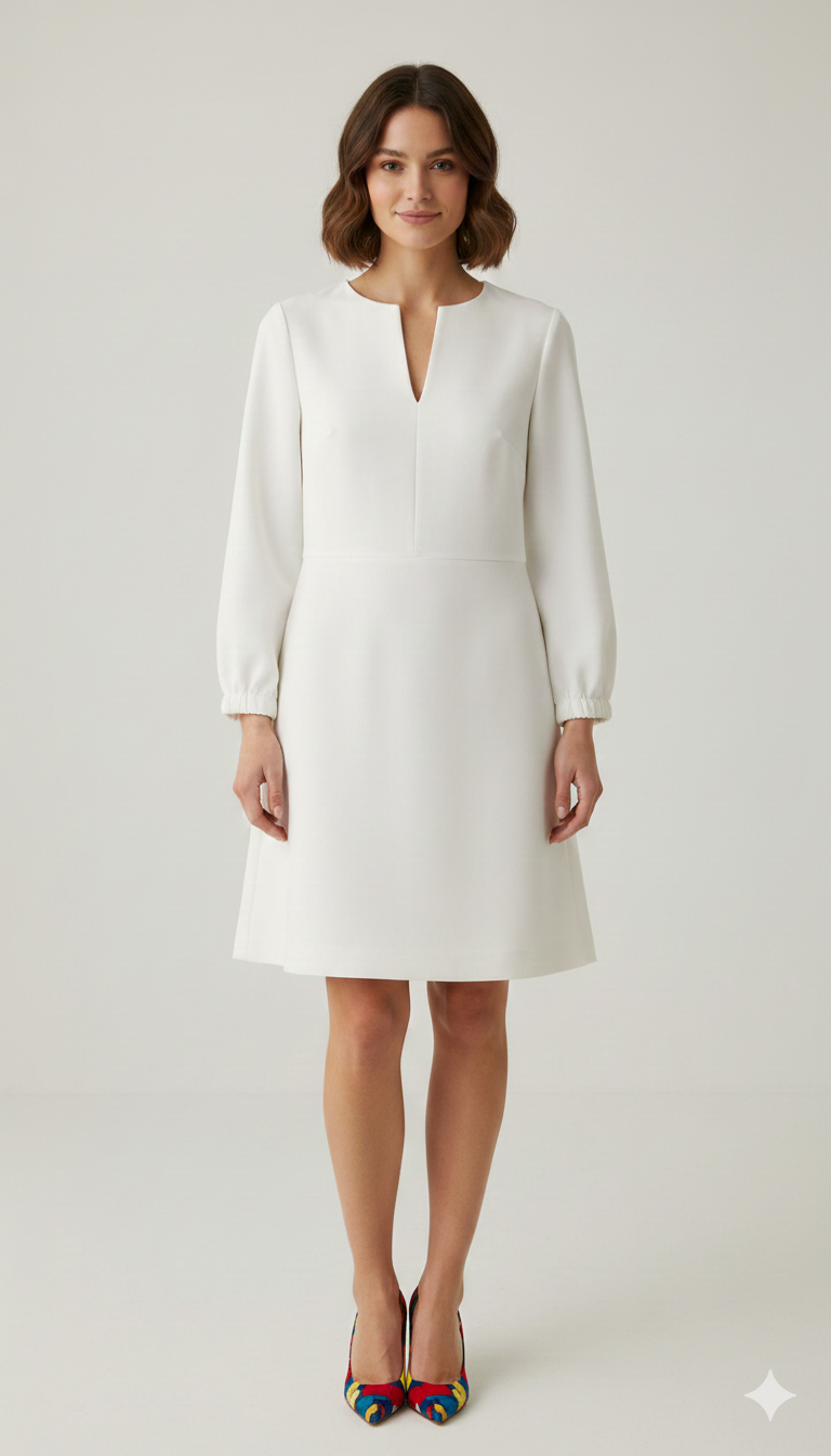Tibi Cream Dress Size US8/UK10