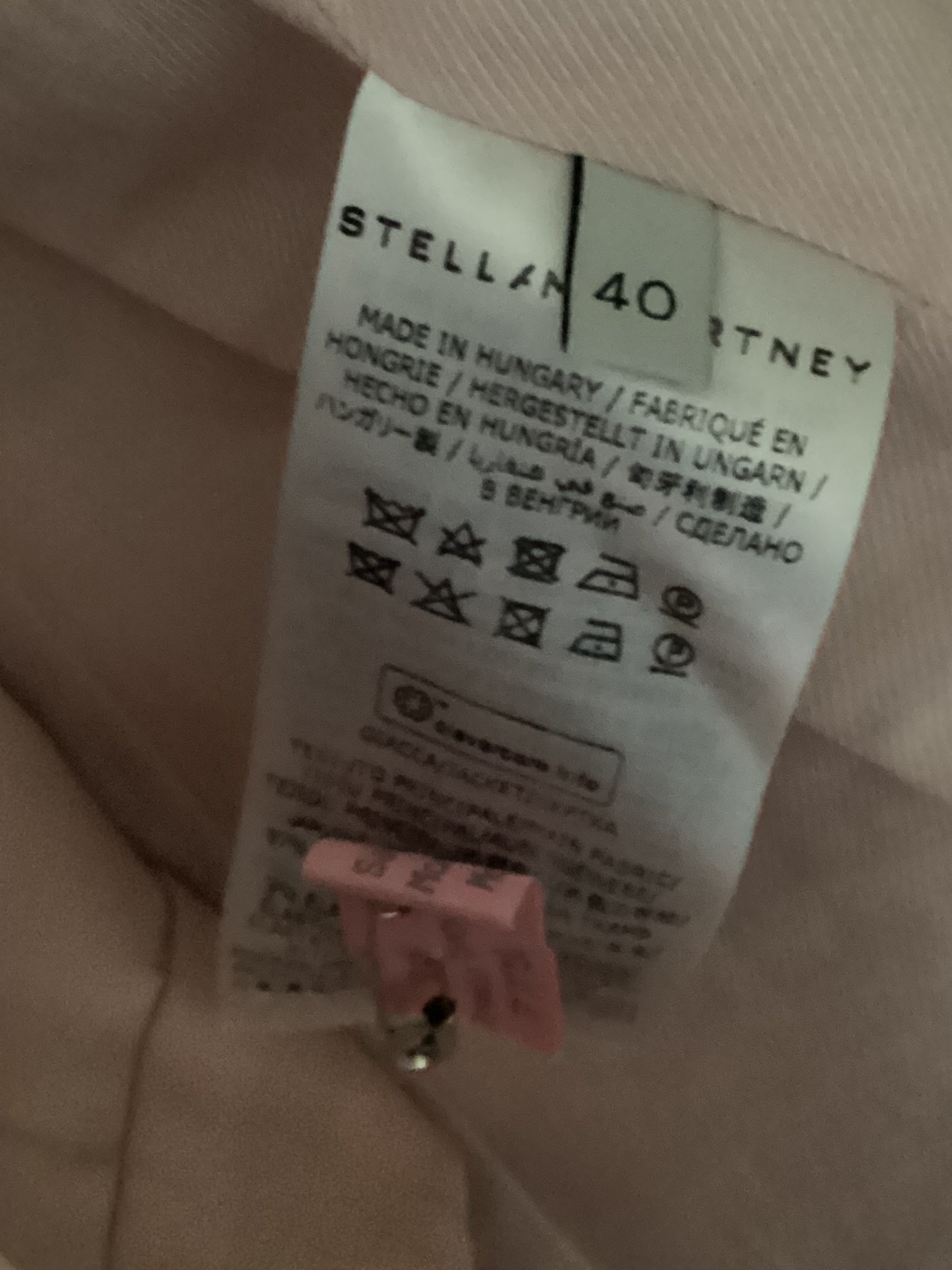 Stella McCartney Pink Trouser Suit 40/42