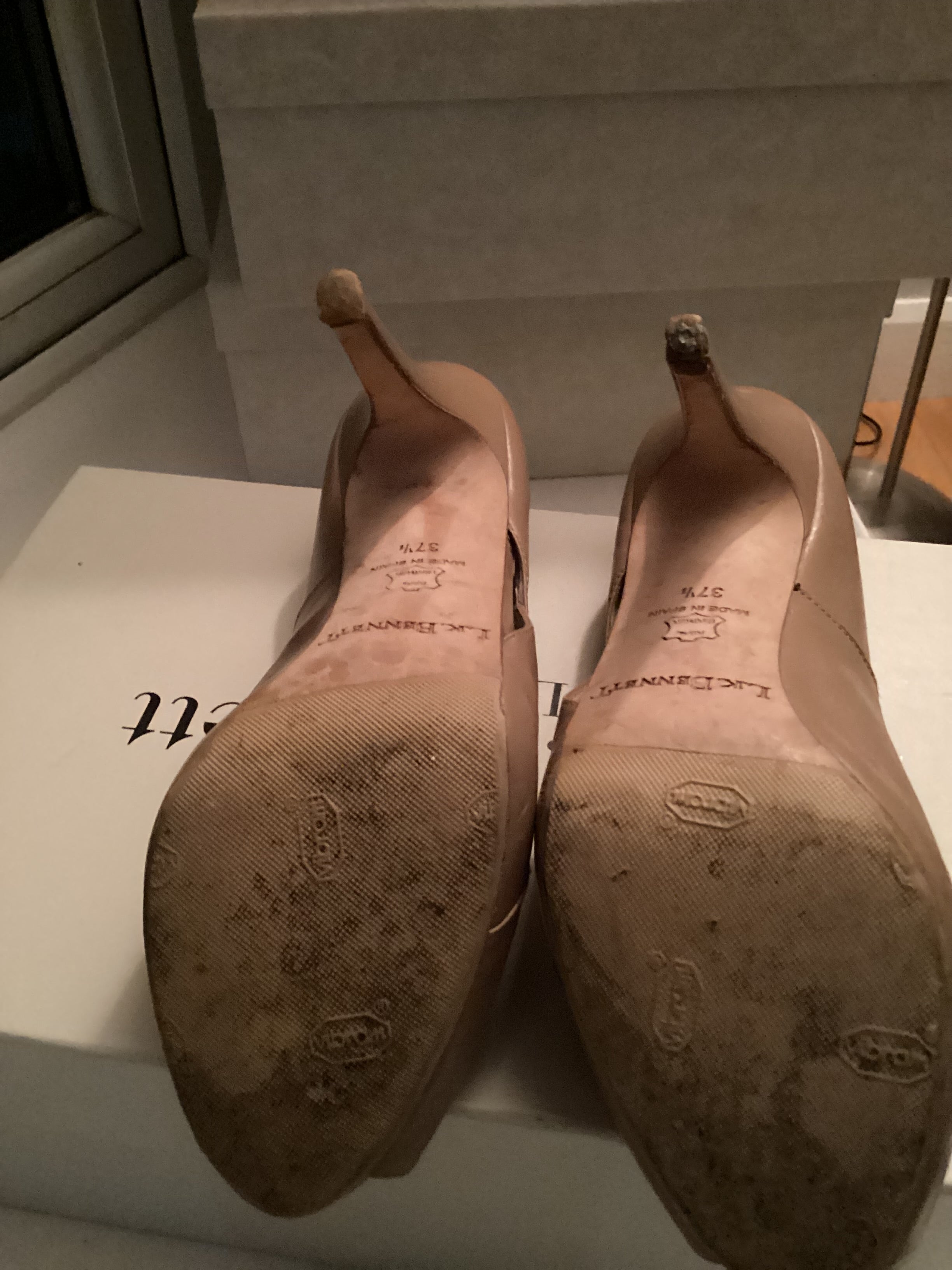 LK Bennett Beige Heels Size 37.5