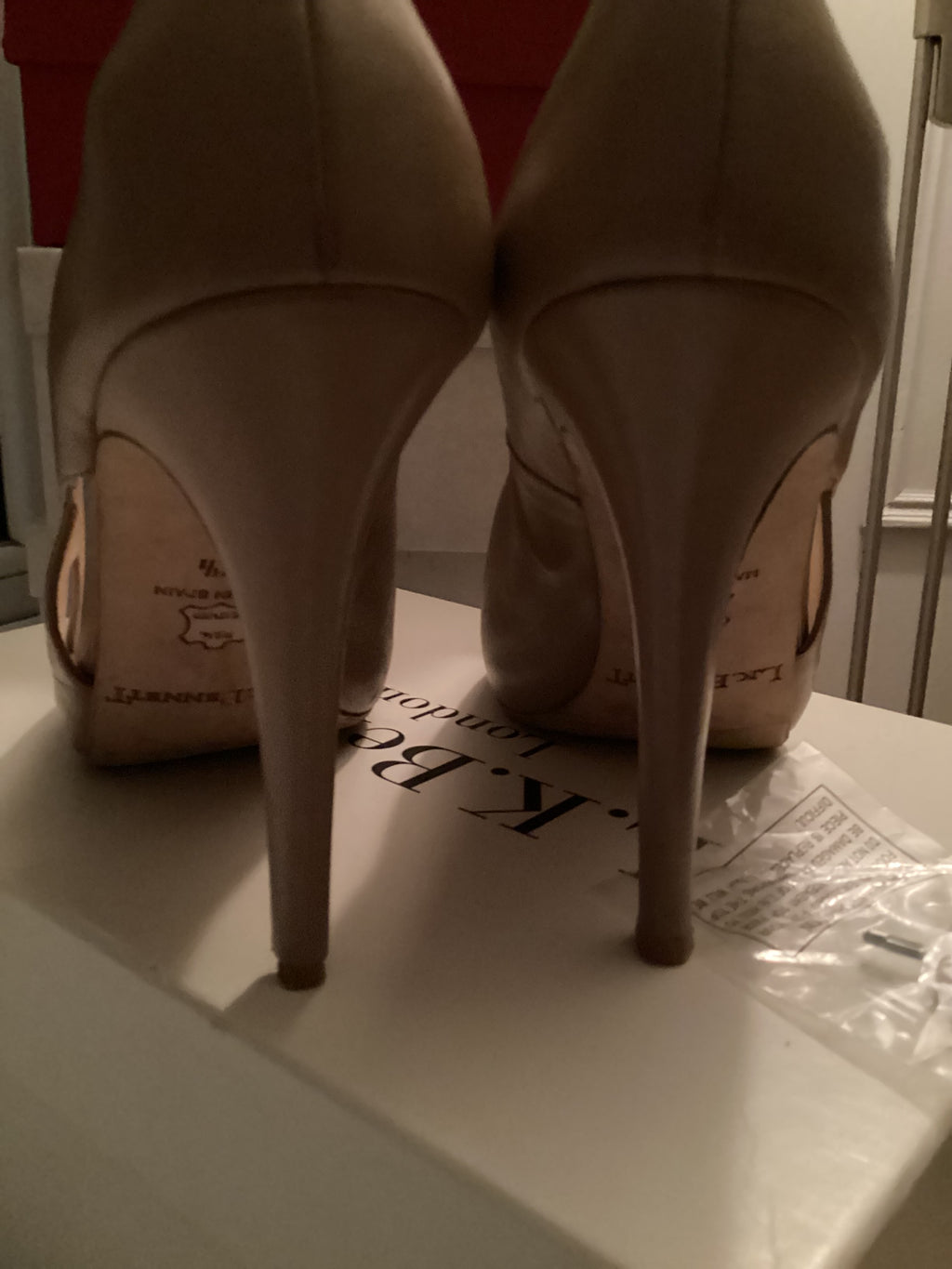 LK Bennett Beige Heels Size 37.5