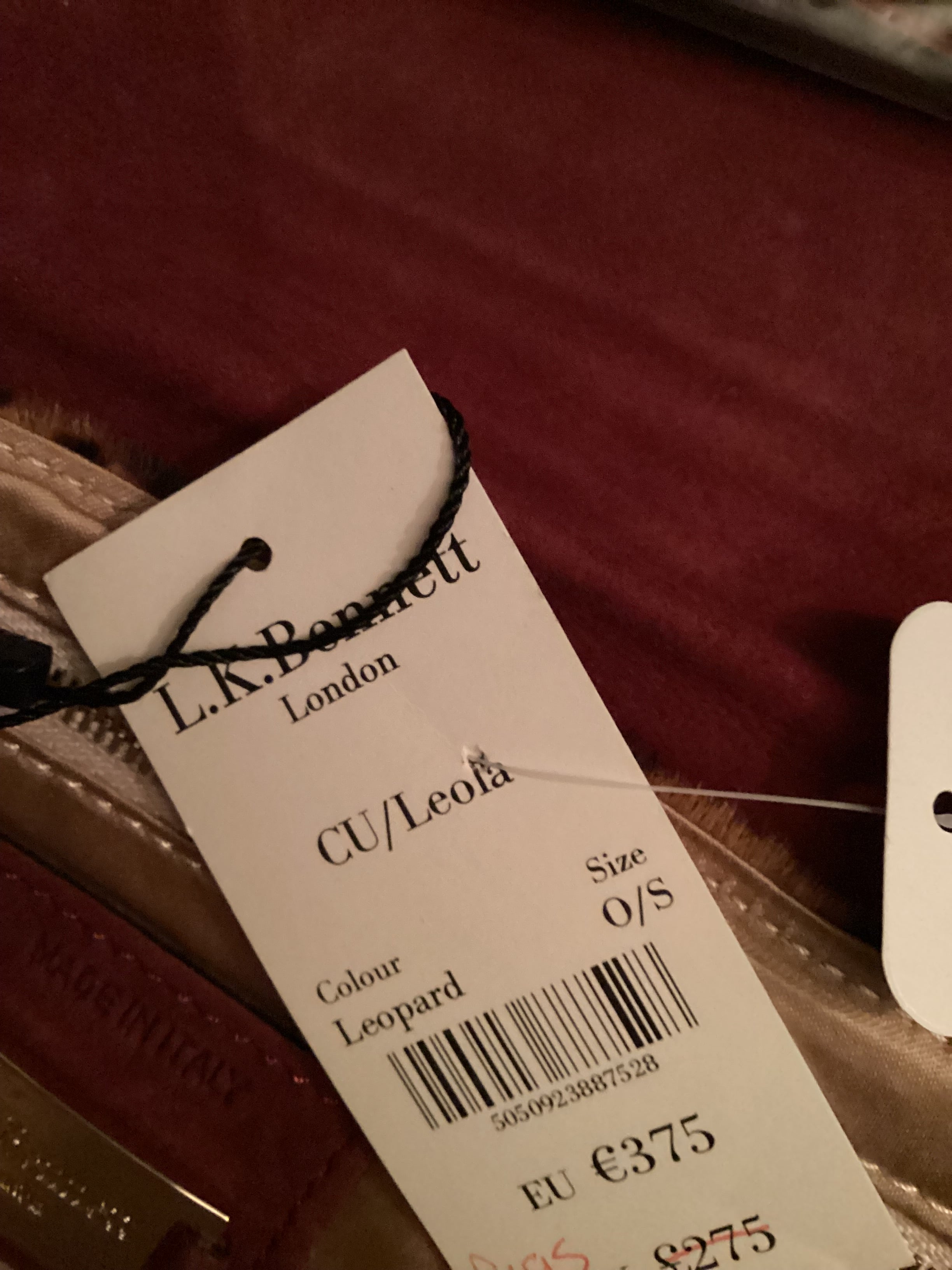 LK Bennett Leopard Print Bag