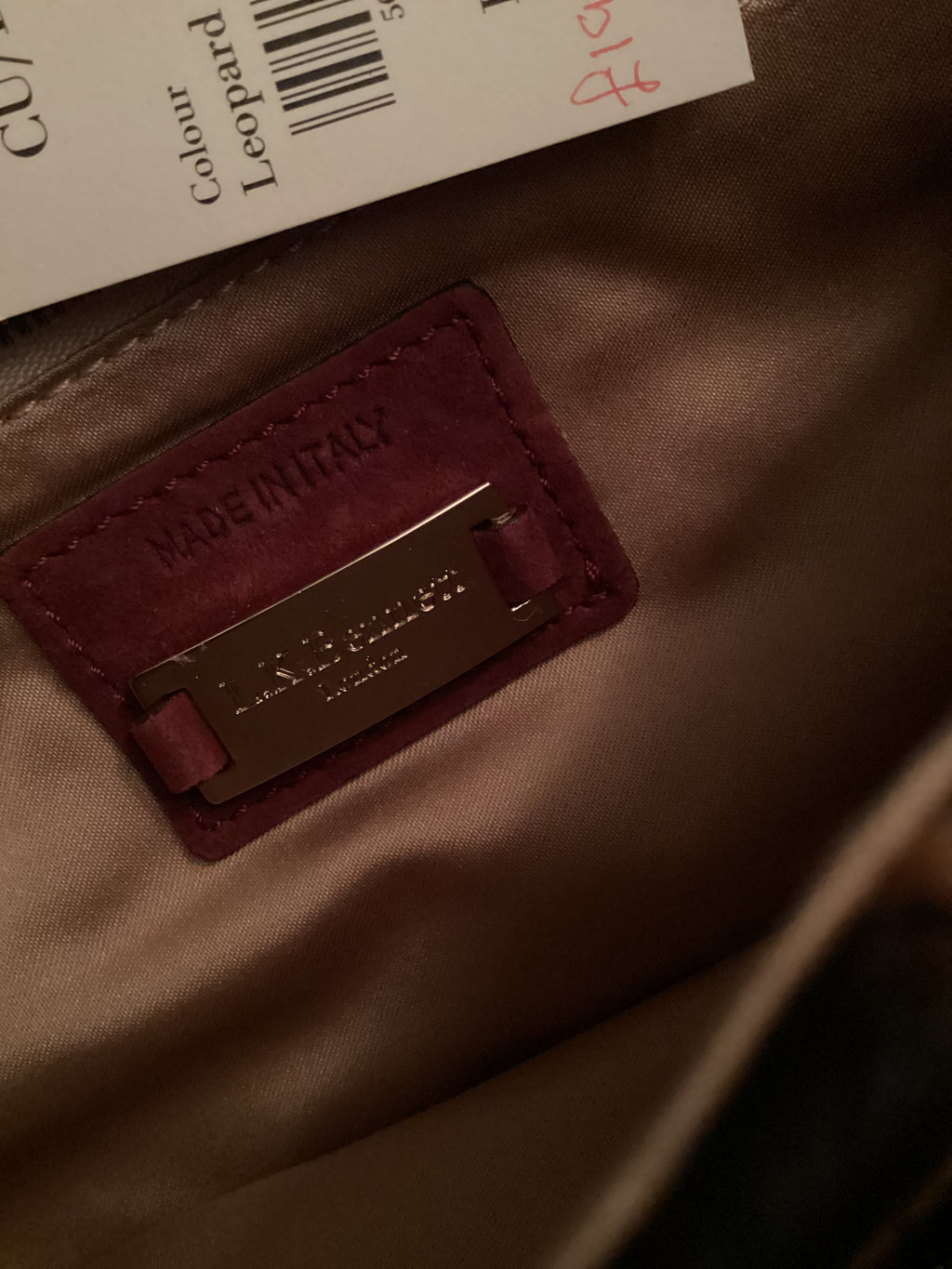 LK Bennett Leopard Print Bag