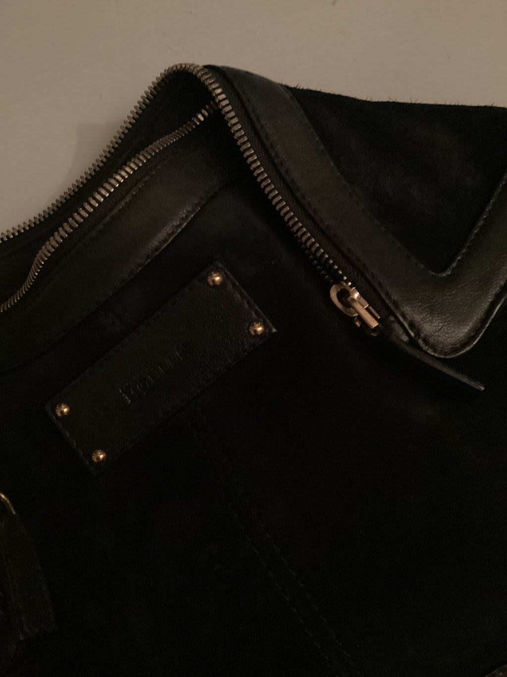 Alexander McQueen Black De Manta Clutch