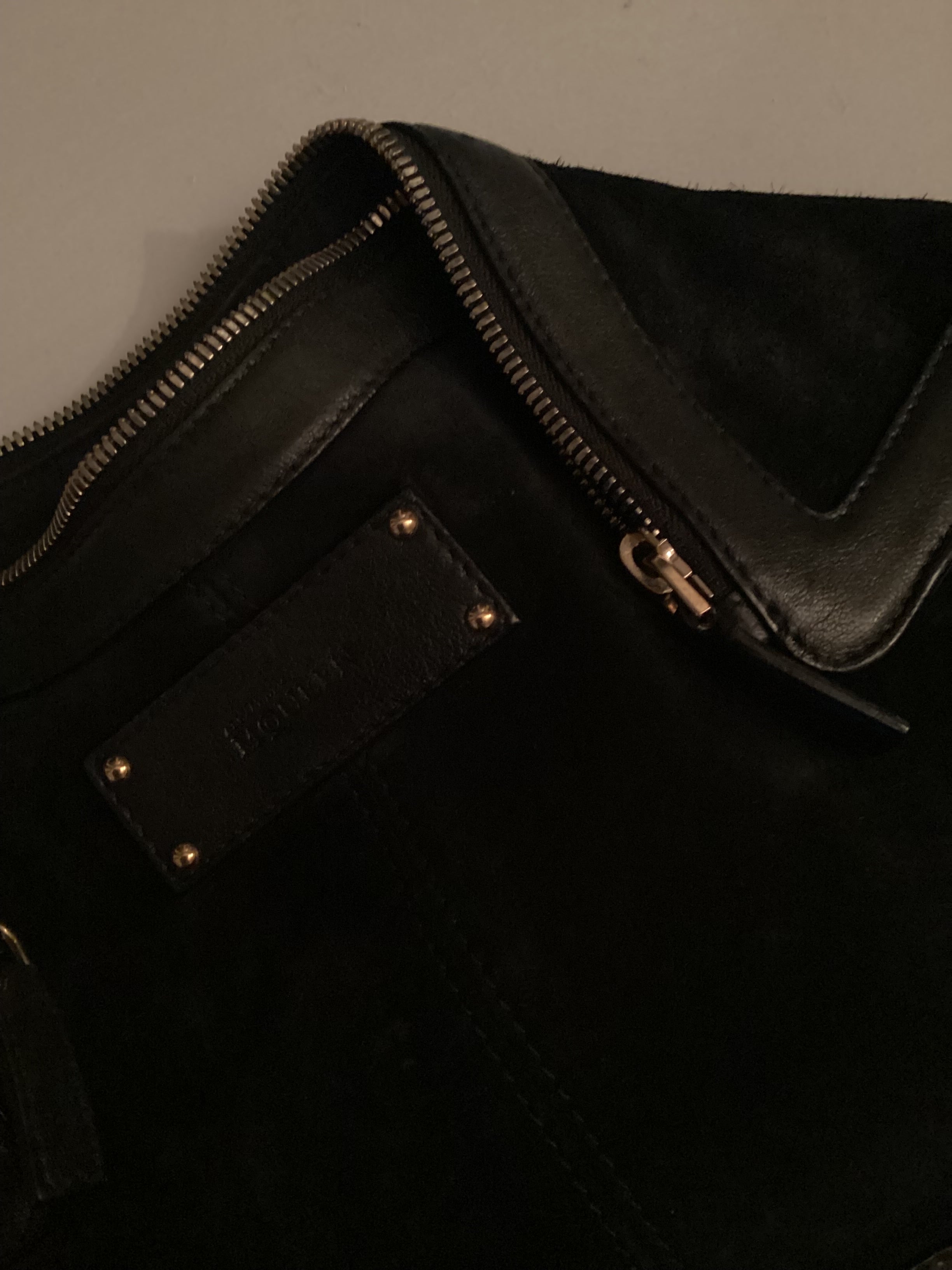 Alexander McQueen Black De Manta Clutch