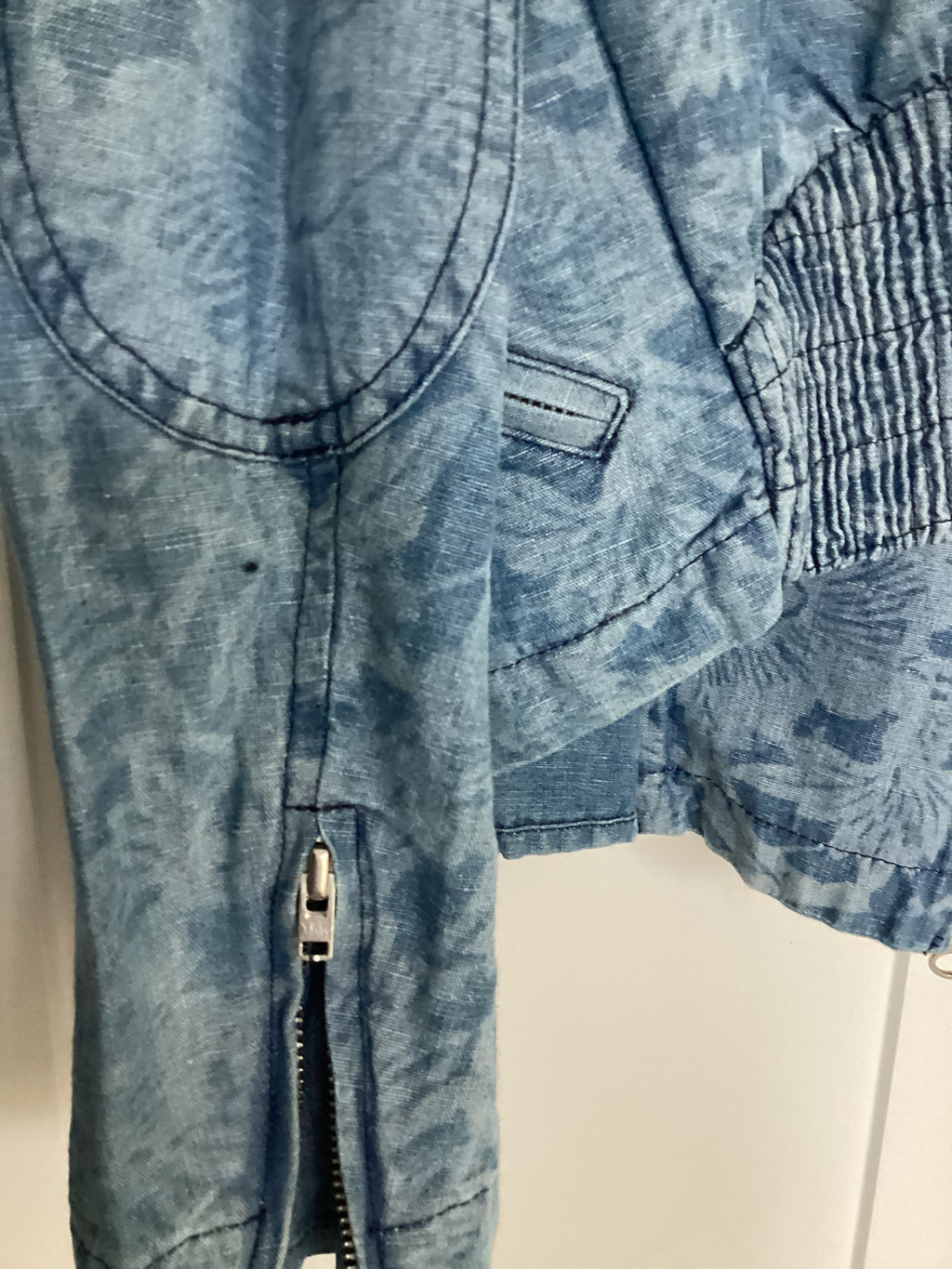 Isabel Marant Floral Denim Jacket Size 38.