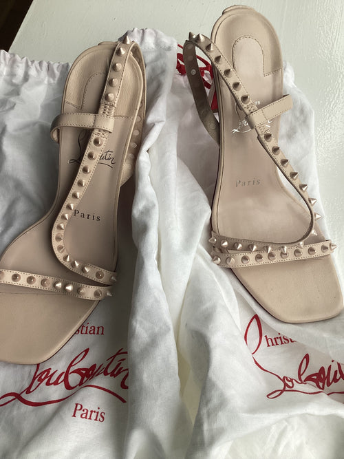 Christian Louboutin Rosa Condorapik Sandals Size 37