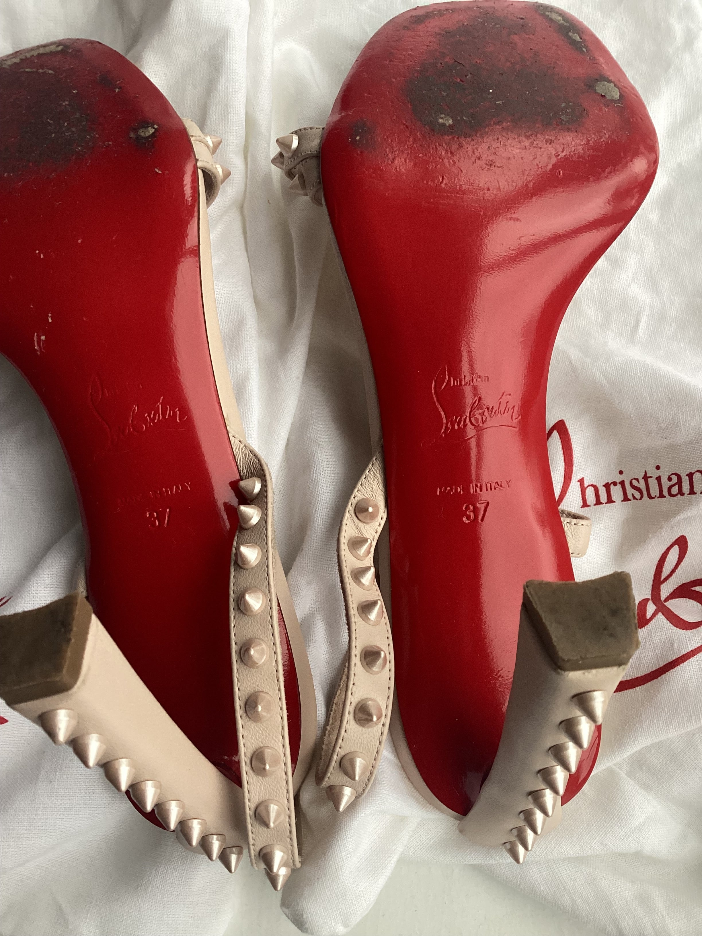 Christian Louboutin Rosa Condorapik Sandals Size 37