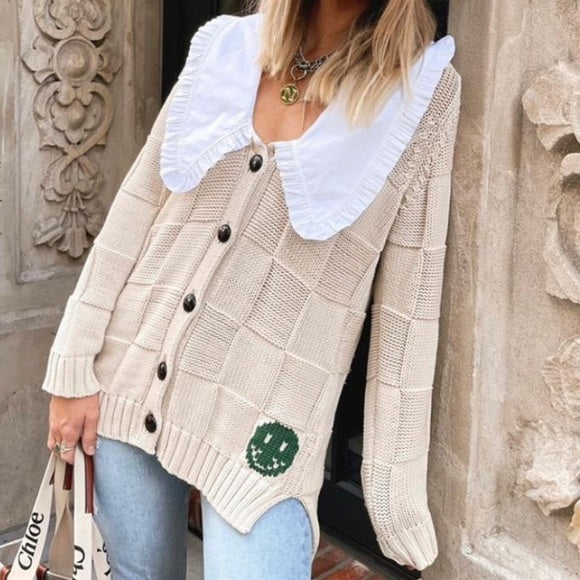 Ganni Smiley Cardigan