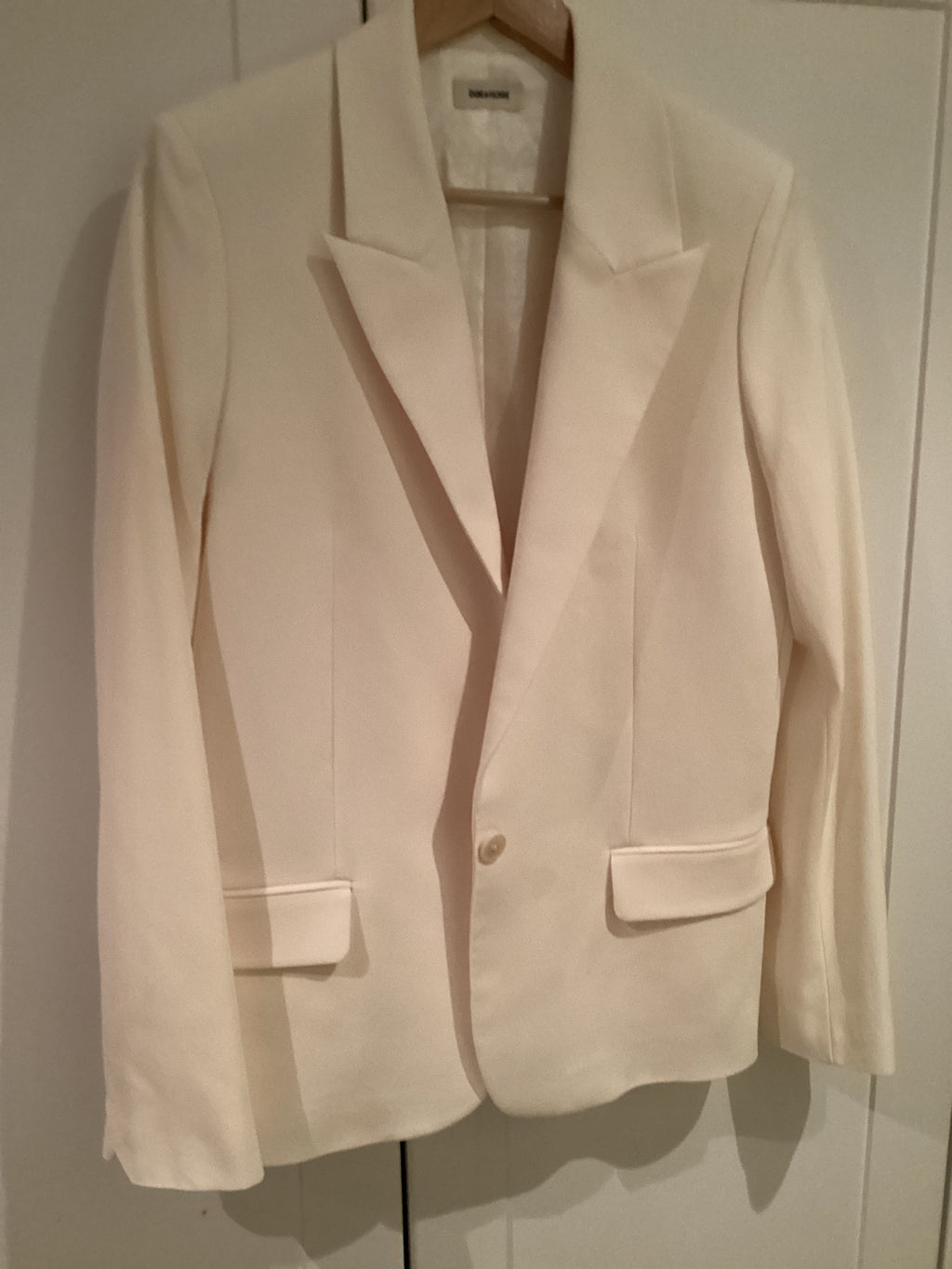 Zadig & Voltaire Cream Blazer Size 38