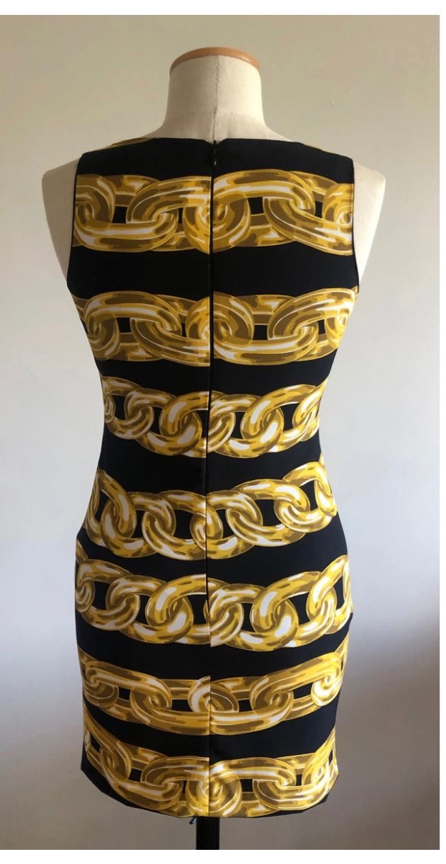 Boutique Moschino Chain Dress Size 10