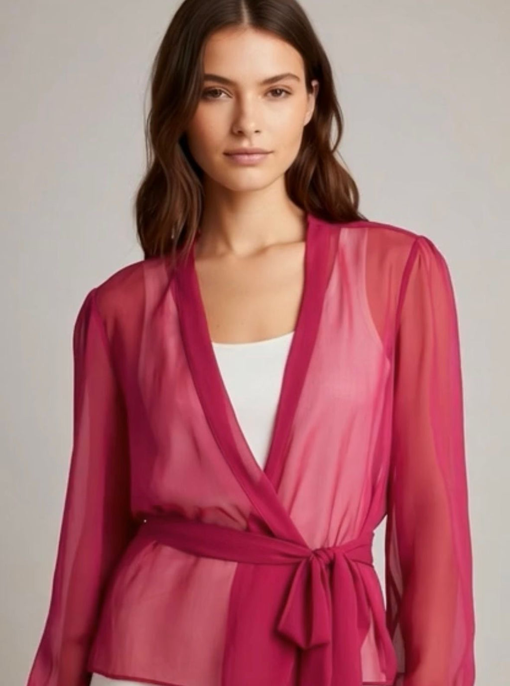 Sinéad Keary Jenny Wrap Blouse M