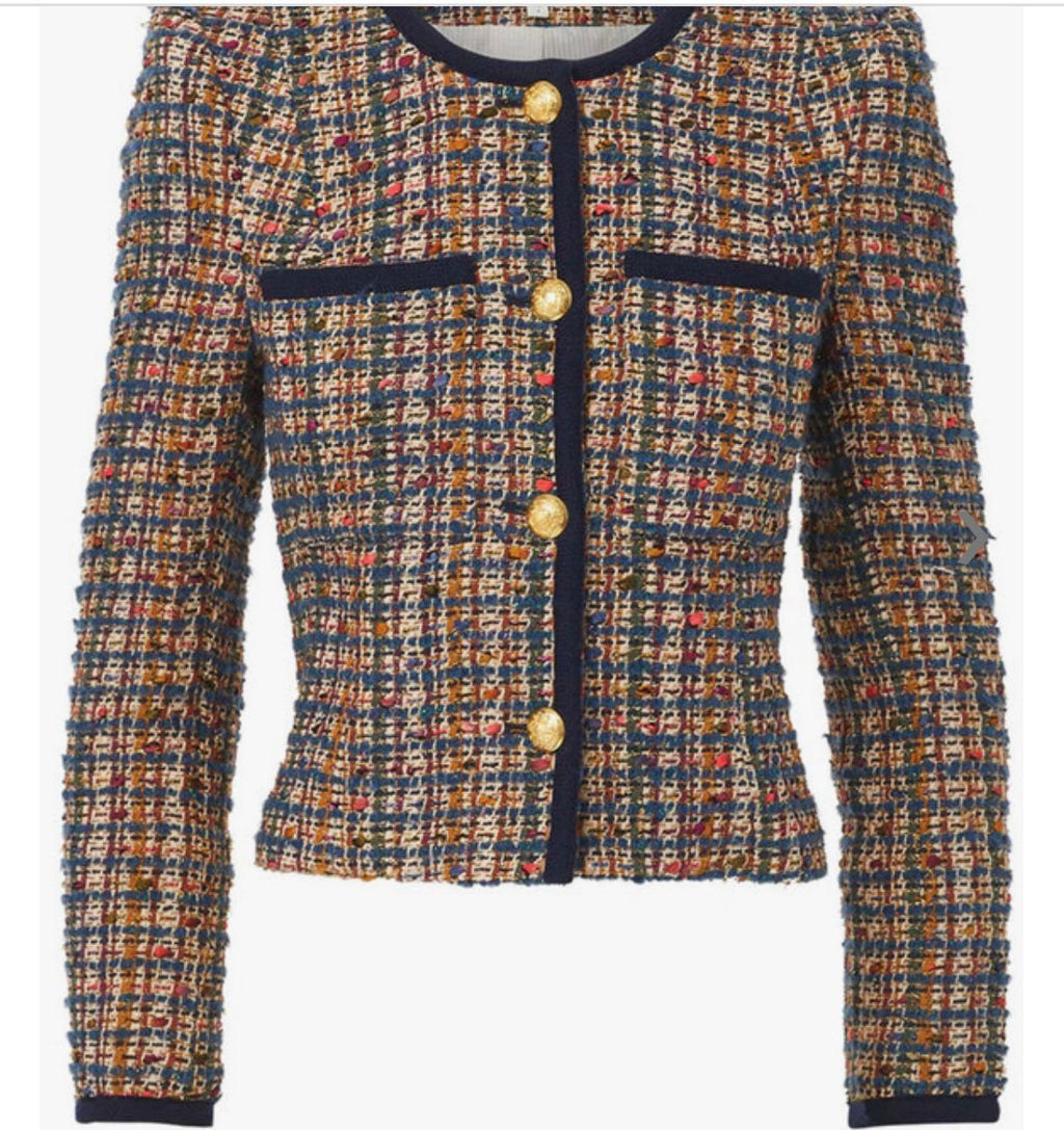 Veronica Beard Tweed Jacket Size 8