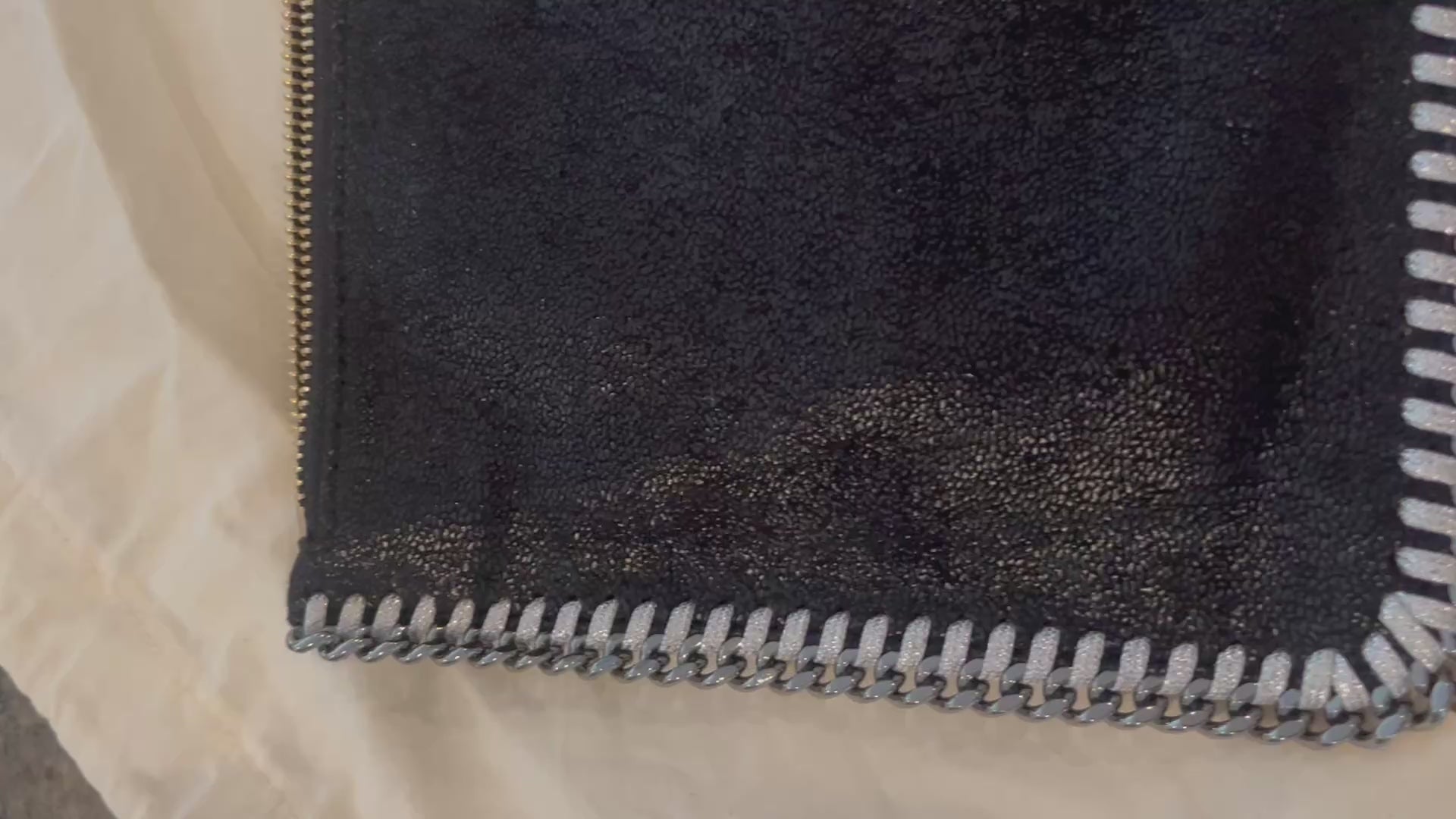 Stella McCartney Black Falabella Clutch